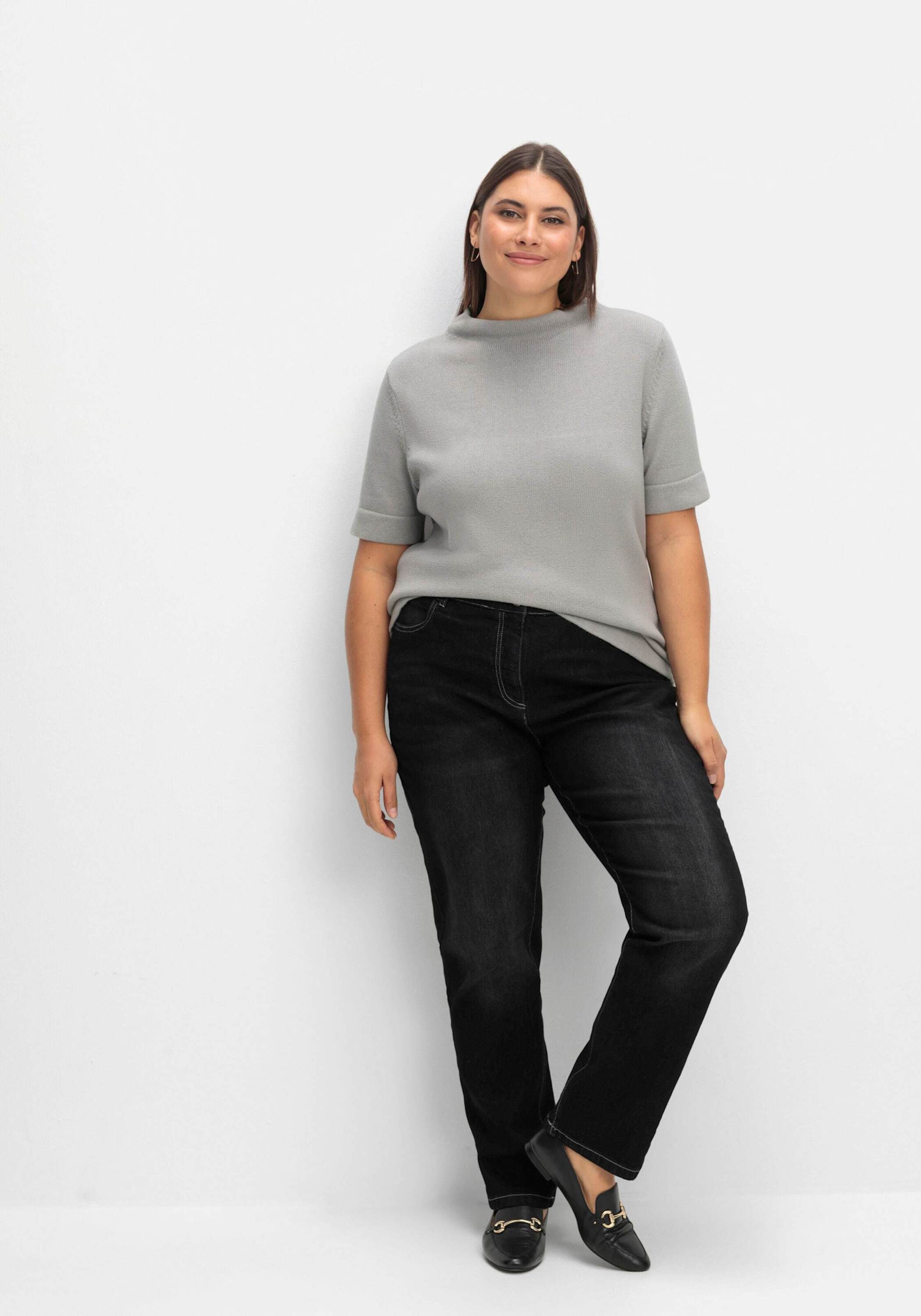 Sieh an! Bequeme Jeans Jeans komfortabel mit elastischem High-Waist-Bund