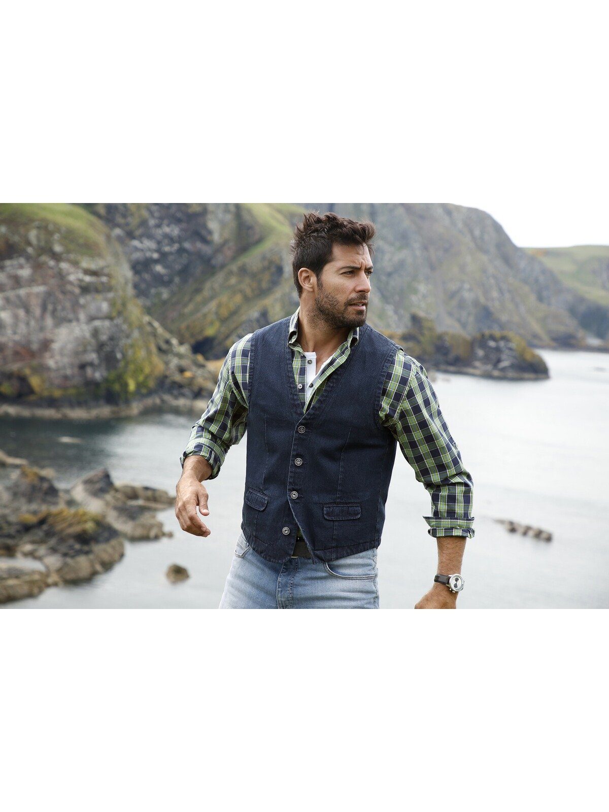 Jan Vanderstorm Anzugweste VALFRID mit zwei Pattentaschen