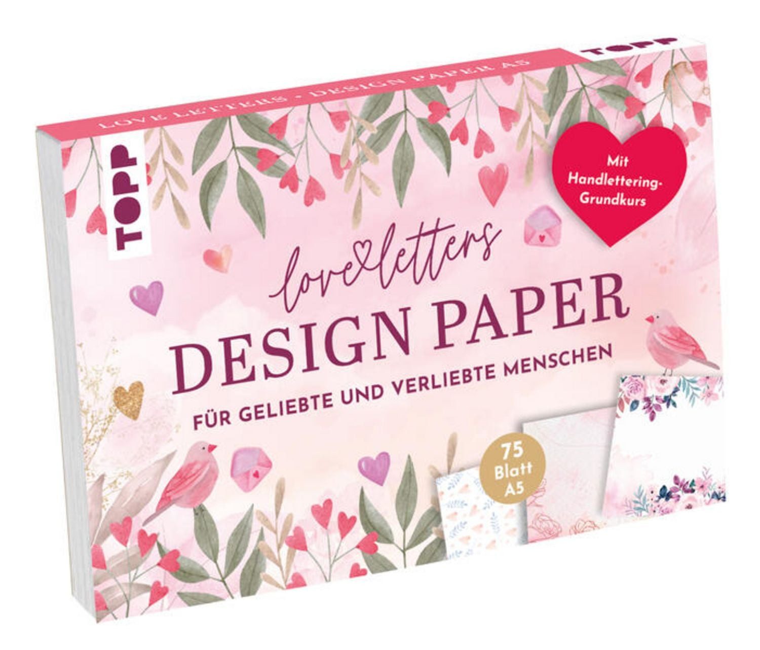 Grußkarten Design Paper Love Letters A5