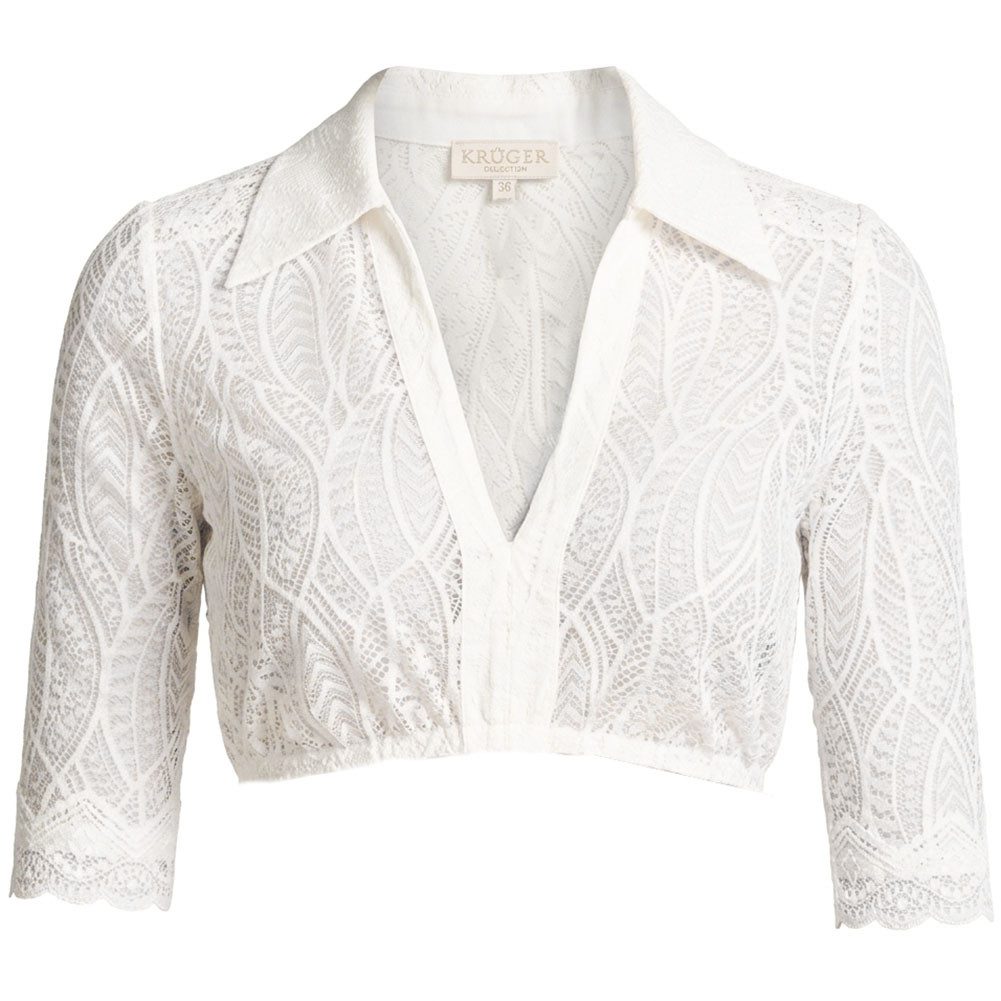 KRÜGER COLLECTION Dirndlbluse Dirndlbluse Ysabeau ecru