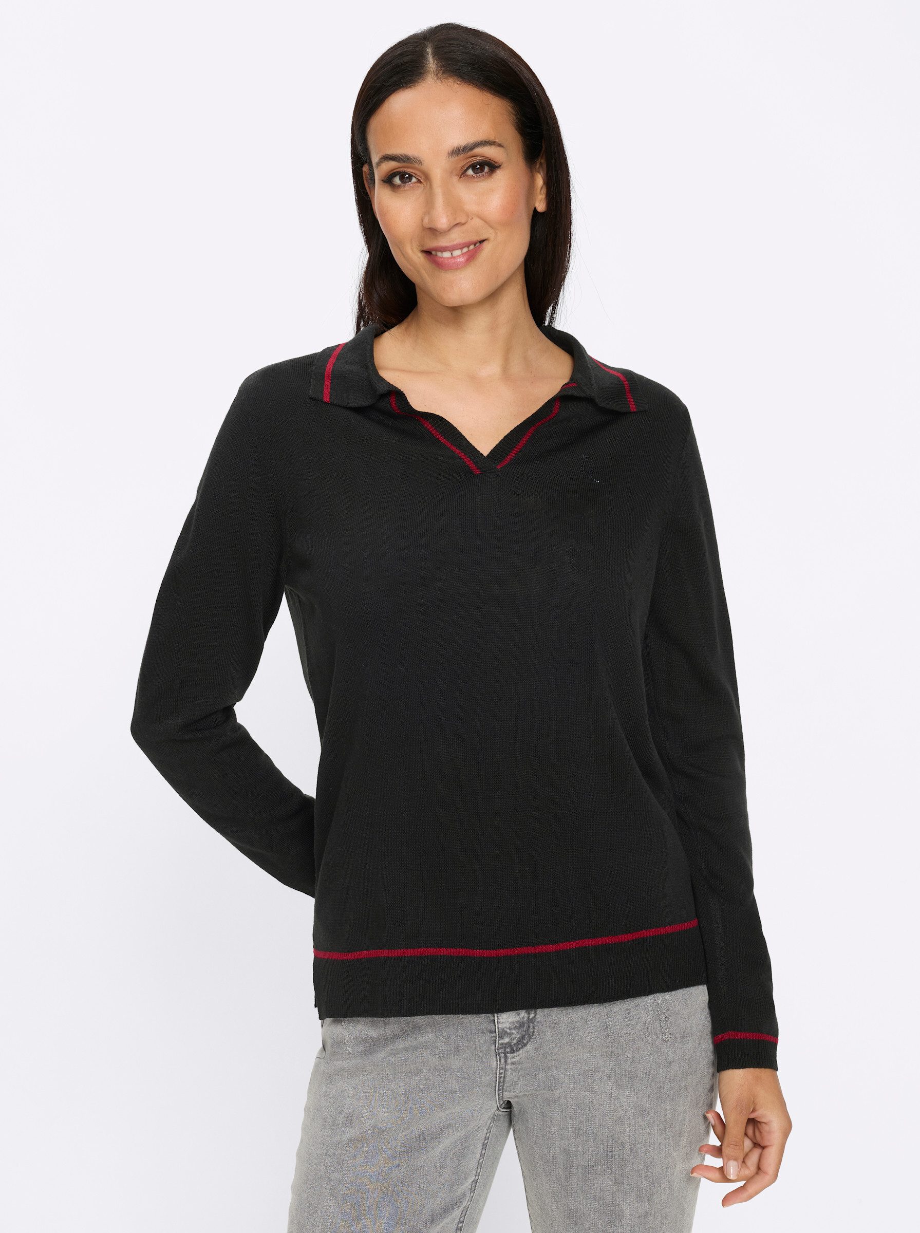 heine Strickpullover Pullover Langarm