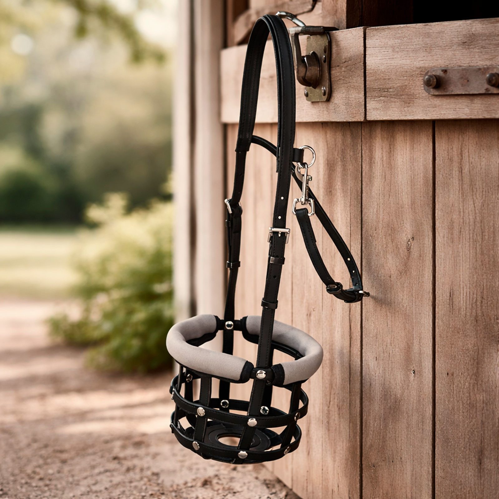 EQuest Fressbremse Slow Feed Fressbremse für Pferde, L Warmblut/Full