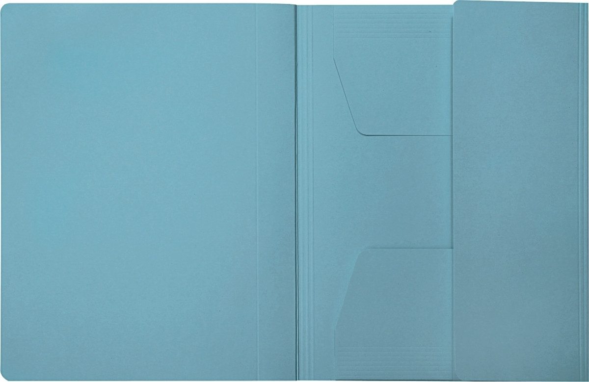 Hefter Combamappe A4 Karton 250g/qm blau