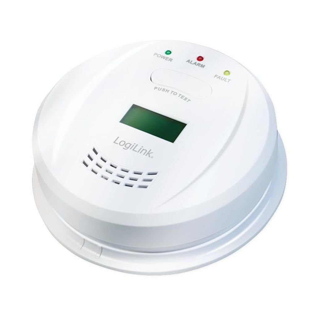 LogiLink SC0111 CO-Melder (mit LCD Display, LED Signal, 85 dB)