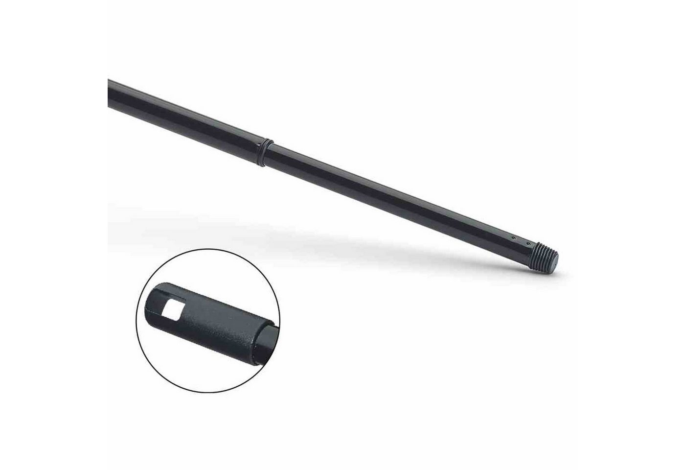 Siena Home Stiel Teleskopstiel +Gewinde 70-130cm Besenstiel Stiele Haushalt Ersatzstiel