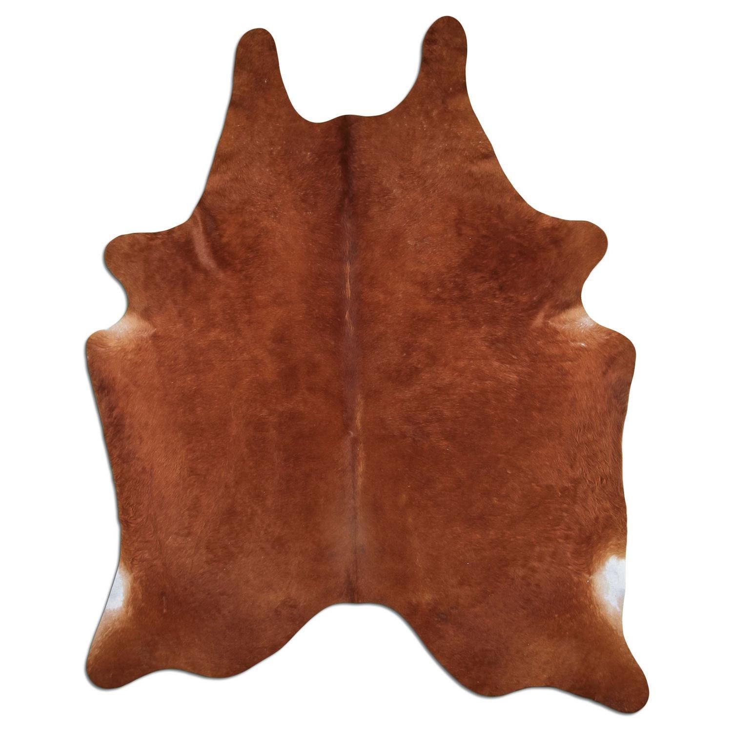 Livorio Fellteppich - braun / brown, Kuhfell, Premium Kuhfell Teppich,Rinderfell,Echtfell