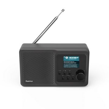 Hama Digitalradio klein (Bluetooth, DAB+, CD, USB, MP3, AUX, tragbar, Akku) Digitalradio (DAB) (Digitalradio (DAB), Internetradio)