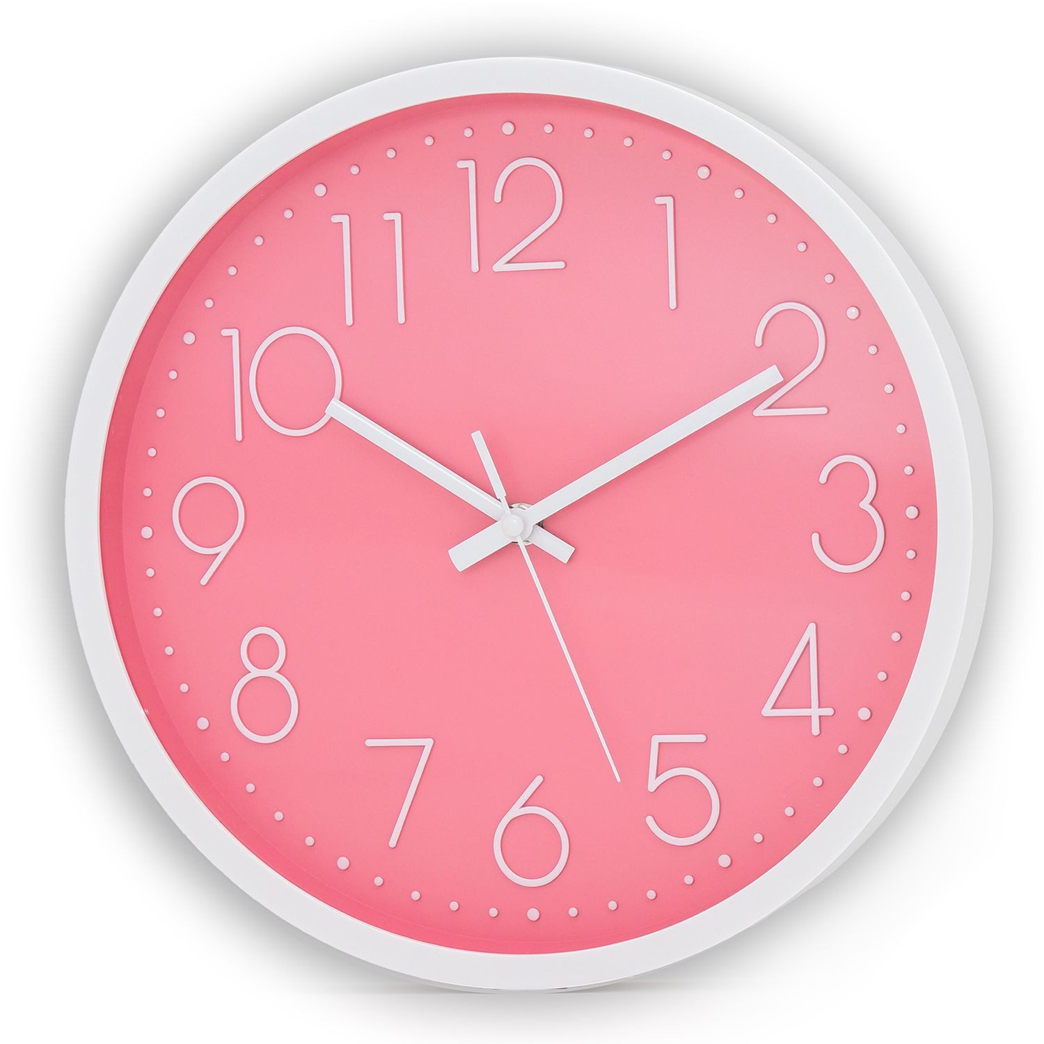 Intirilife Wanduhr (Wanduhr lautlos, ohne Tickgeräusche klassiche moderene günstig online kaufen