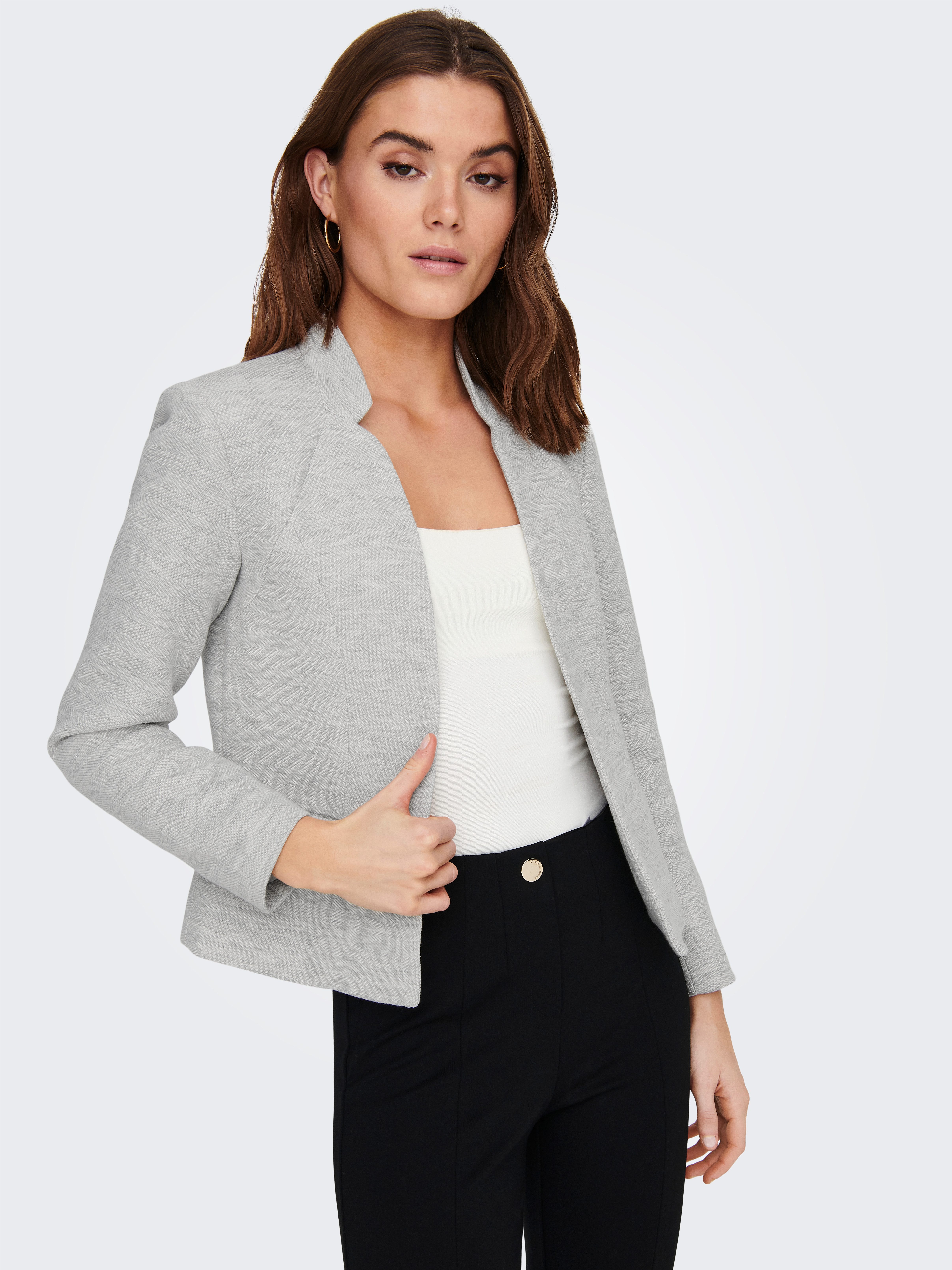 ONLY Kurzblazer ONLADDY-LINEA L/S SHORT BLAZER CC TLR Materialmix, regular günstig online kaufen