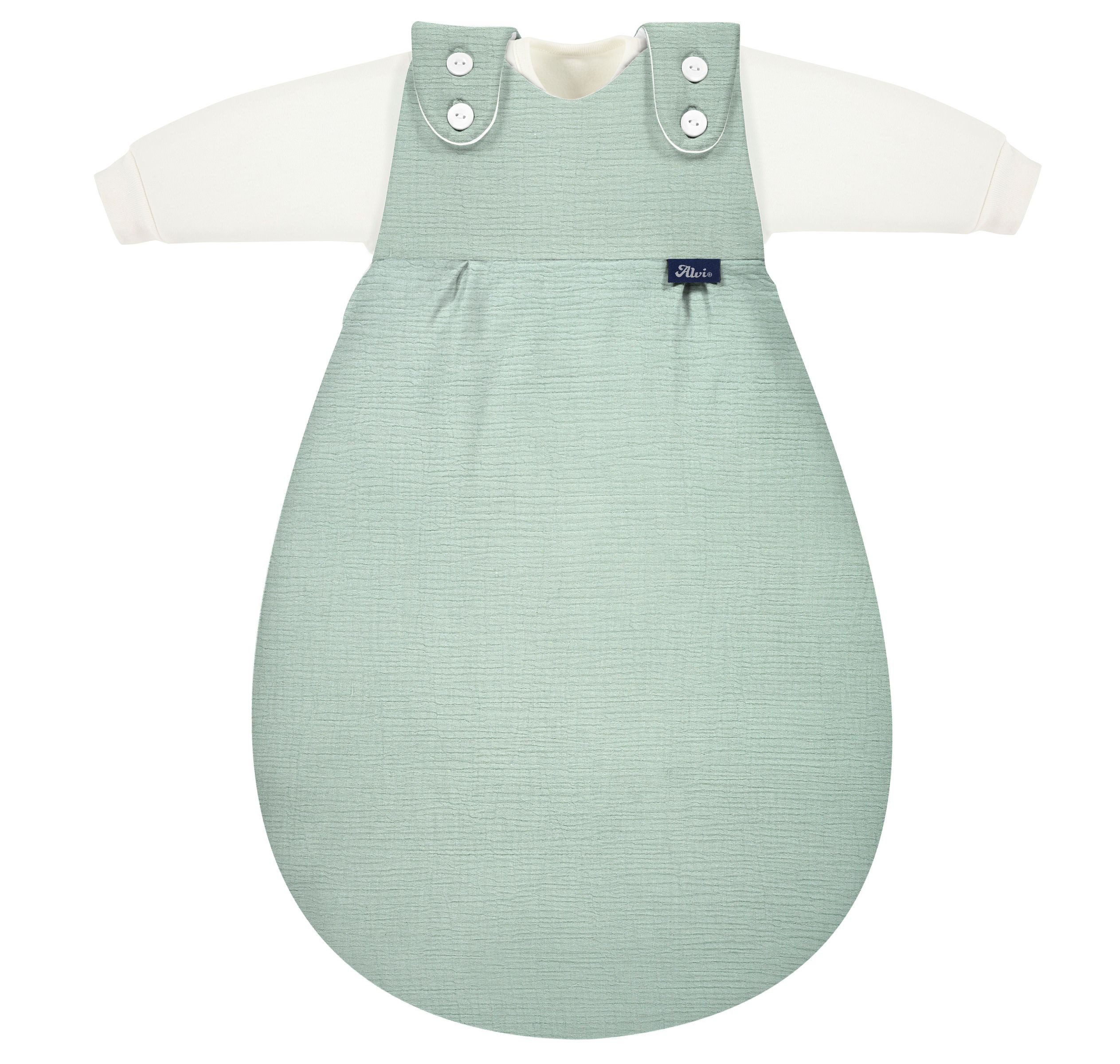 Alvi® Babyschlafsack 4-Season Mull-Schlafsack Baby Mäxchen 2tlg. Exklusiv