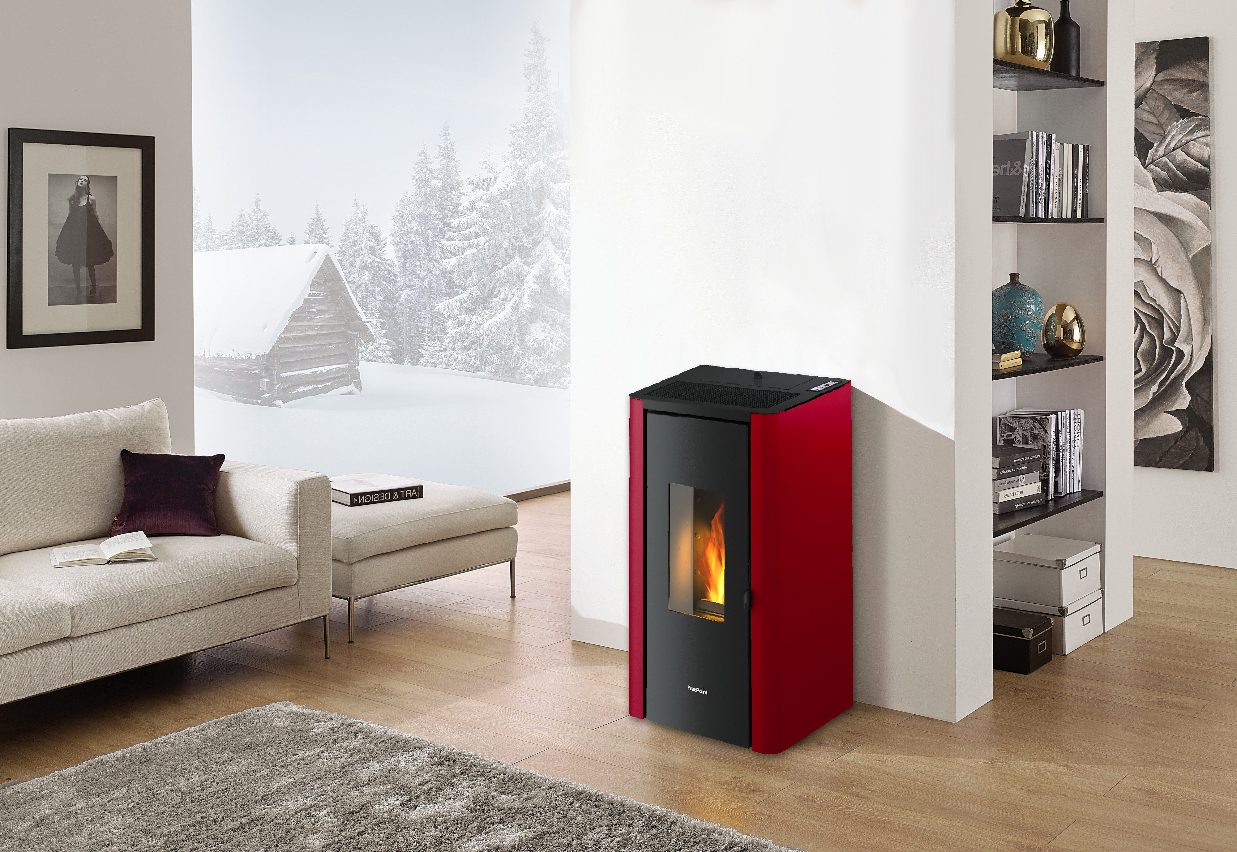 Firefix Pelletofen FreePoint » Indigo Evo«, günstig online kaufen
