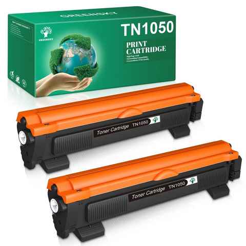 Greensky Tonerpatrone TN1050 TN-1050, für Brother HL-1110 DCP-1612W DCP-1510