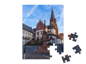 puzzleYOU Puzzle St. Peter und Alexander in Aschaffenburg, 48 Puzzleteile, puzzleYOU-Kollektionen