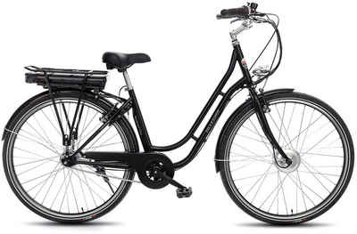 ALLEGRO E-Bike »Boulevard Plus 03 Black«, 7 Gang Shimano Nexus Schaltwerk, Nabenschaltung, Frontmotor 250 W
