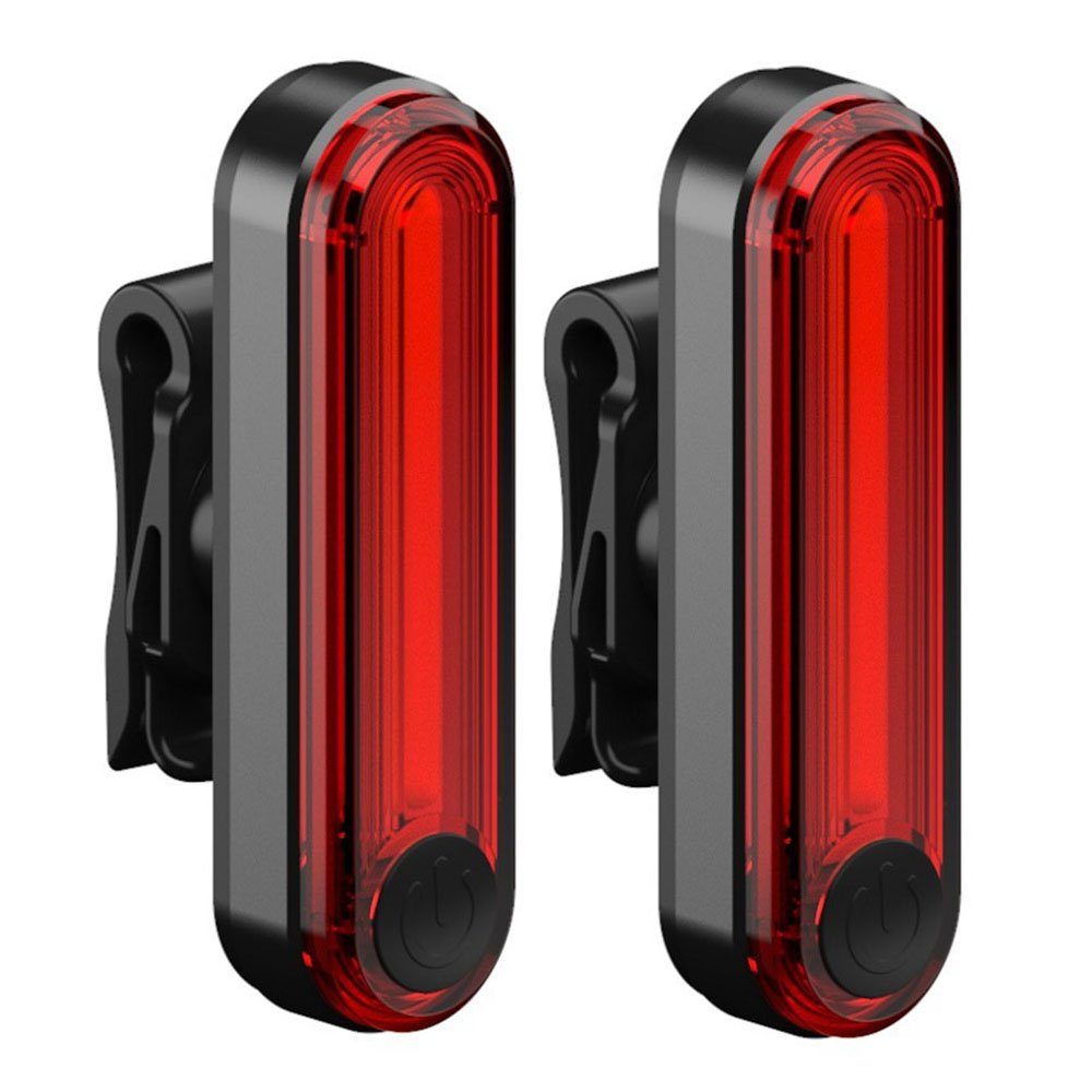 Leway Fahrrad-Rücklicht »2 Fahrrad-Rücklichter USB-Ladeblitzlichter  Nachtreitlichter LED-Highlight-Warnlichter Fahrradzubehör«