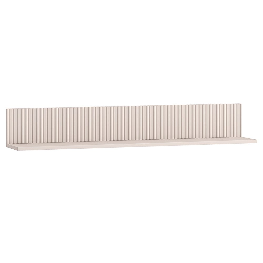 Lomadox Wandregal DINAR-131, kaschmir matt Rillen modern 120 cm breit günstig online kaufen