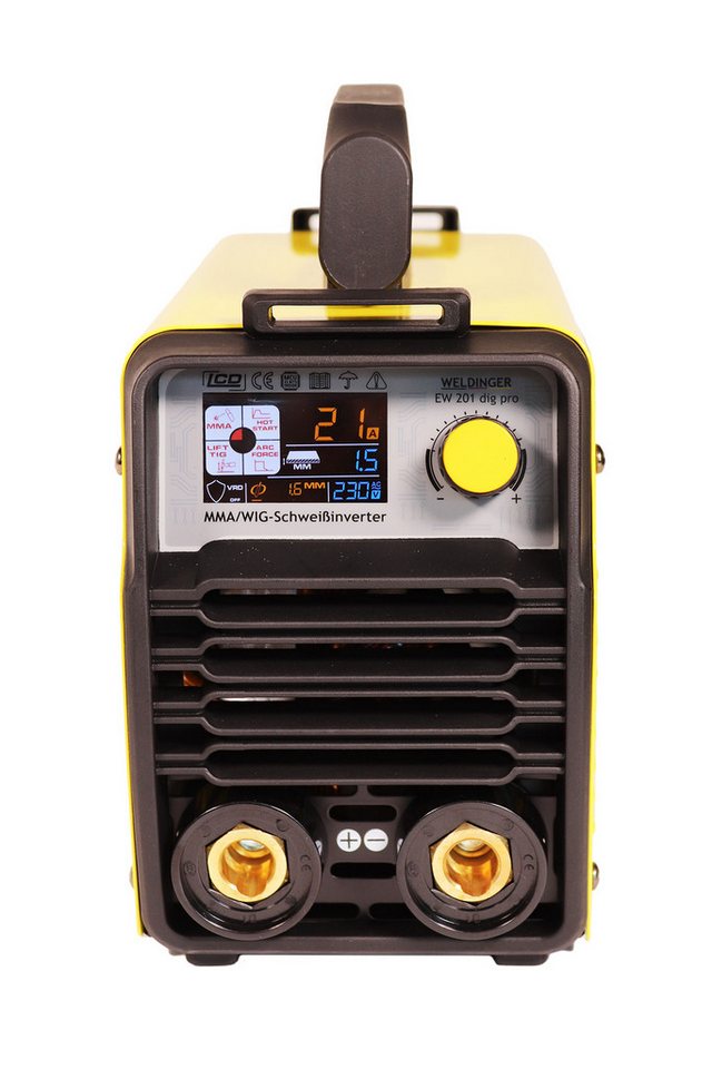 Thumbnail - WELDINGER Elektroschweißgerät EW201dig pro digitaler Elektrodenschweißinverter professional