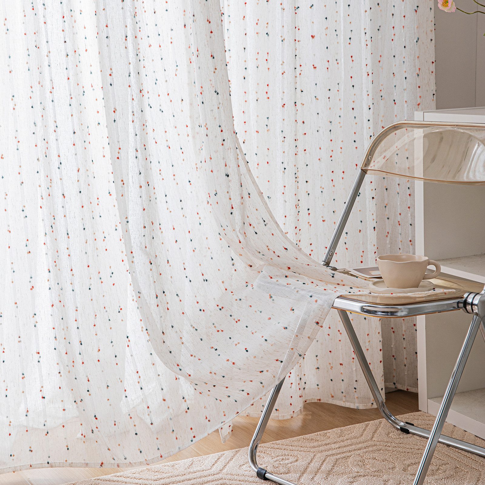 BTTO V&G Gardine Voile Gardinen Bunte günstig online kaufen