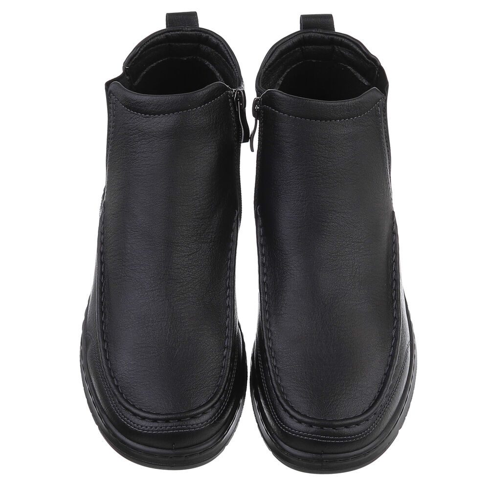 Coolwalk Herren Chelsea Freizeit Stiefelette (88491744) Flach Boots in Schwarz – Bild 4 von 5