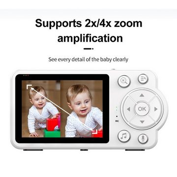 autolock Überwachungskamera Innen WLAN 720P Kamera Überwachungskamera (Überwachung Babyphone mit Kamera Infrarot-Nachtsicht 2.8Inch)