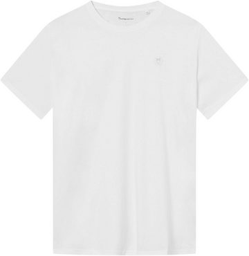 KnowledgeCotton Apparel T-Shirt Basic-Shirt Badge im cleanen Look