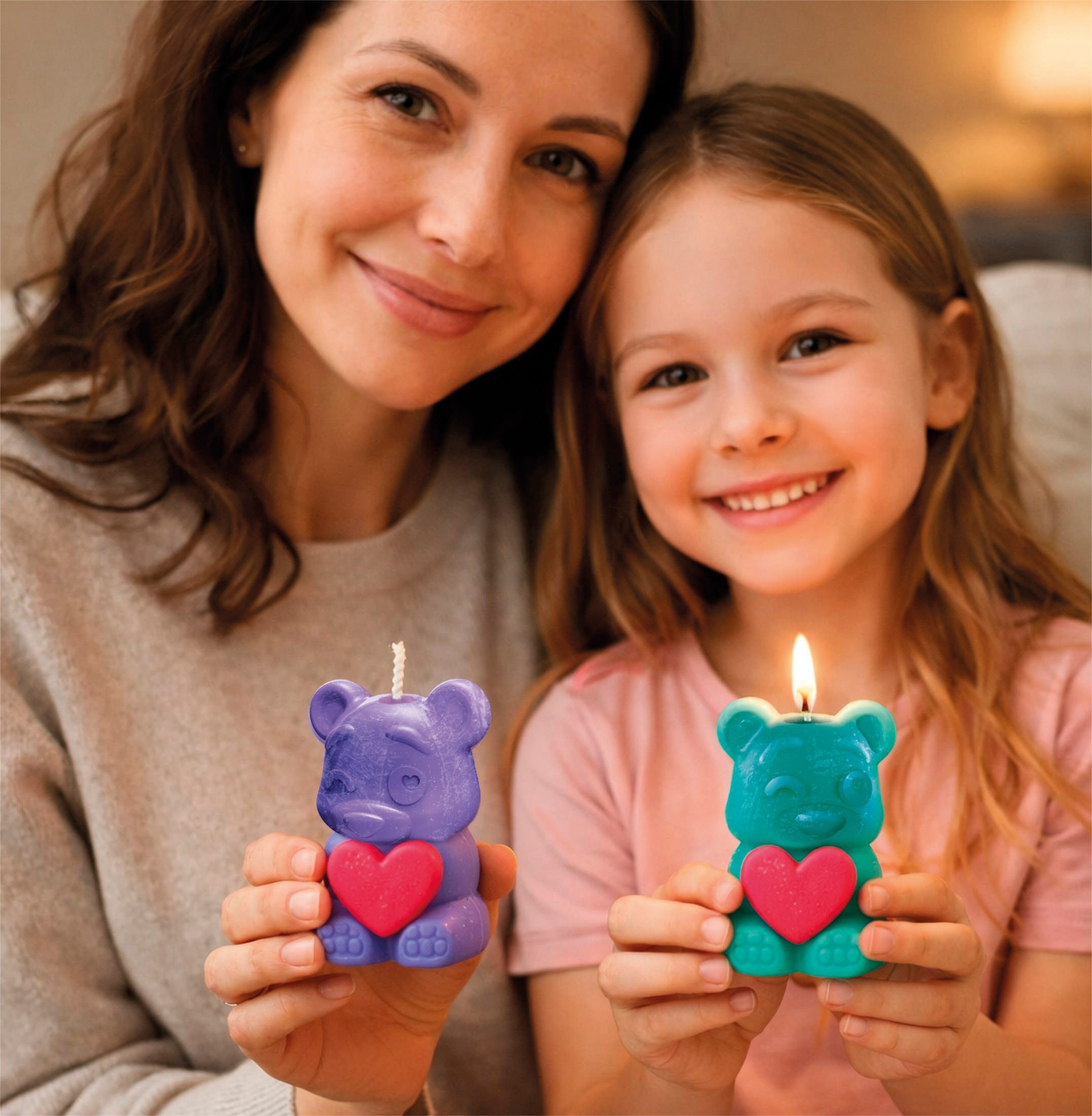 Clementoni® Kreativset Idea, Deine Kerzen-Kreationen - Bär, Made in Europe