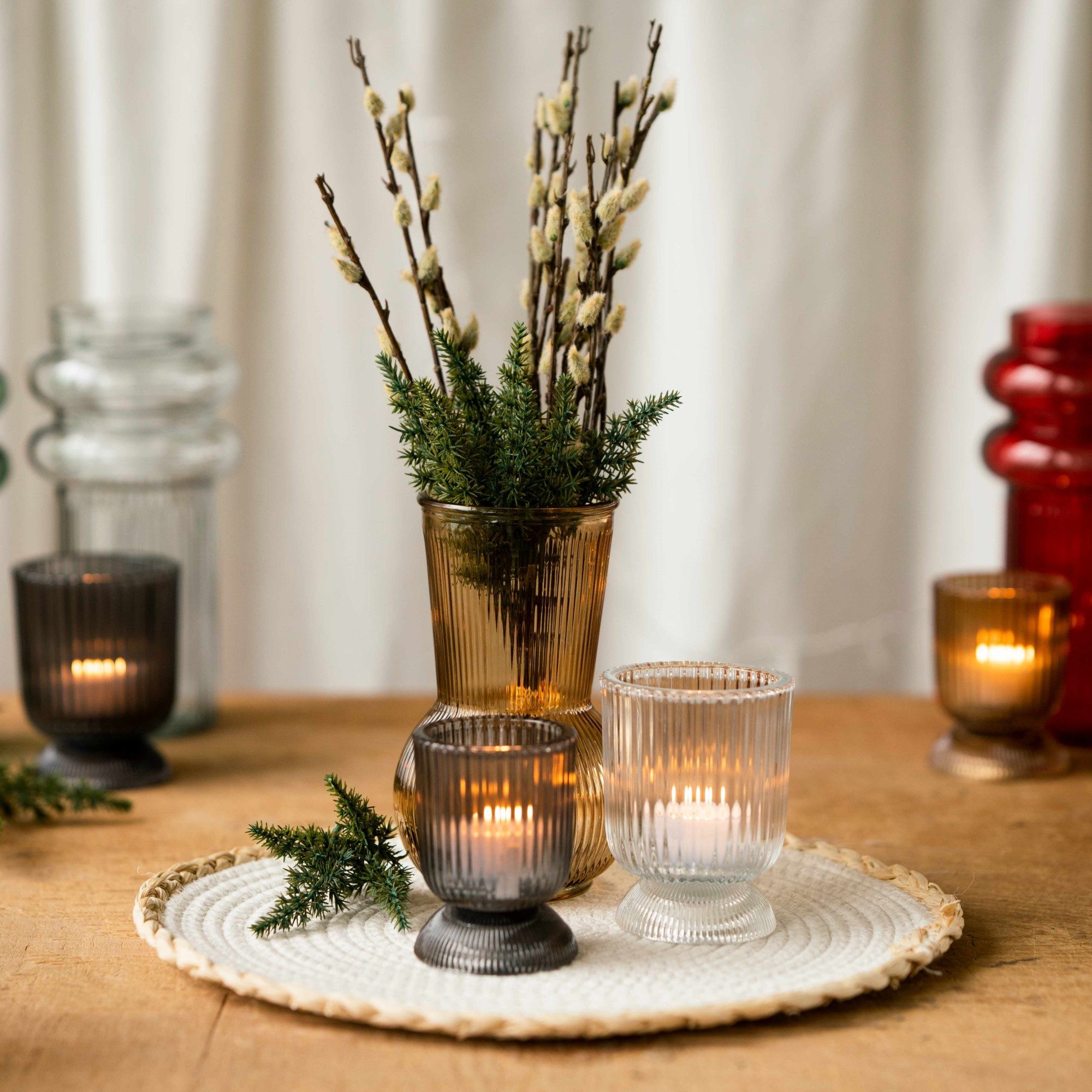 Sandra Rich Windlicht SANDRA RICH, "GOBLET", Teelichthalter, Teelichtglas 1 günstig online kaufen