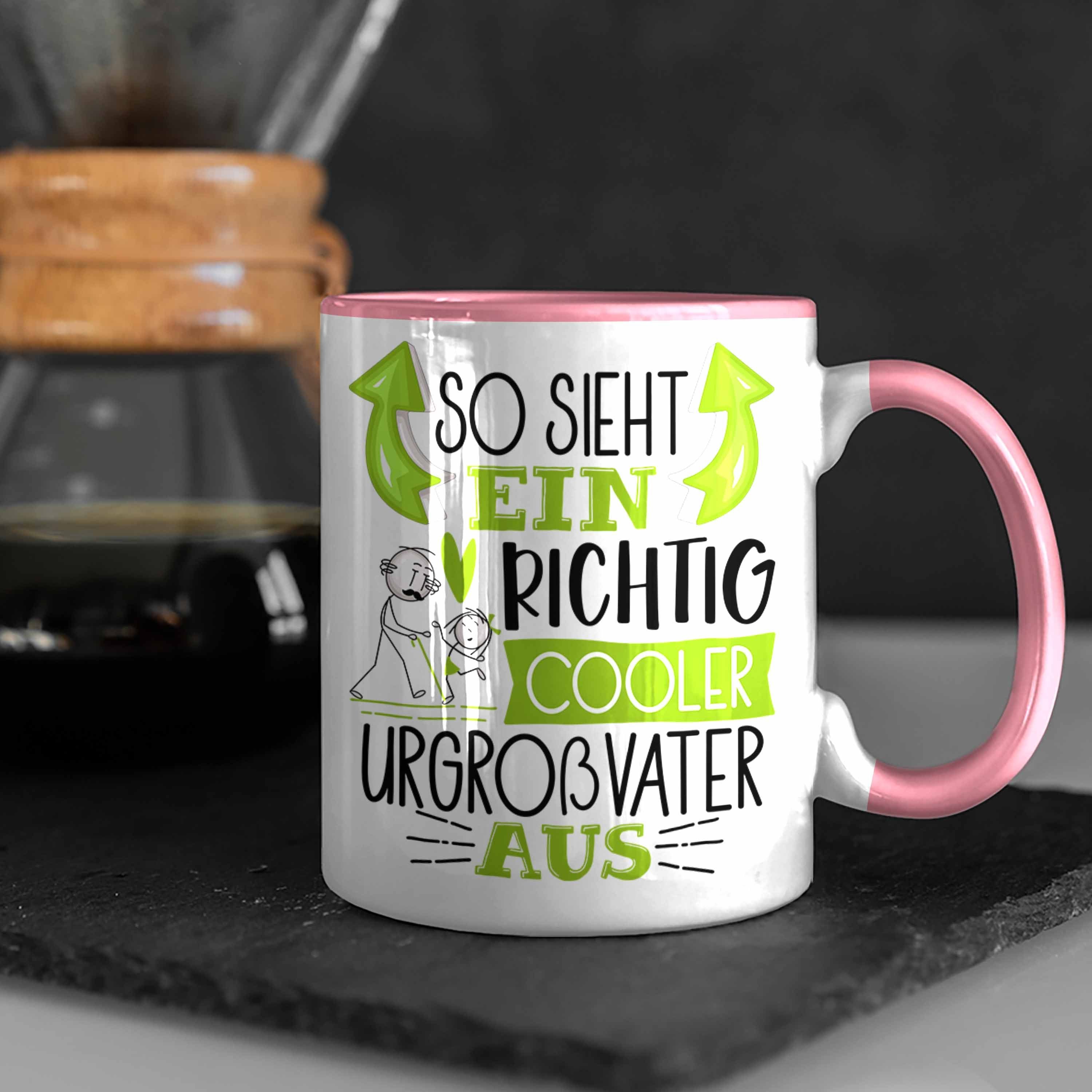 Trendation Tasse So Lustiger Cooler Rosa Aus Geschenk Urgroßvater Sieht Richtig Ein Tasse S