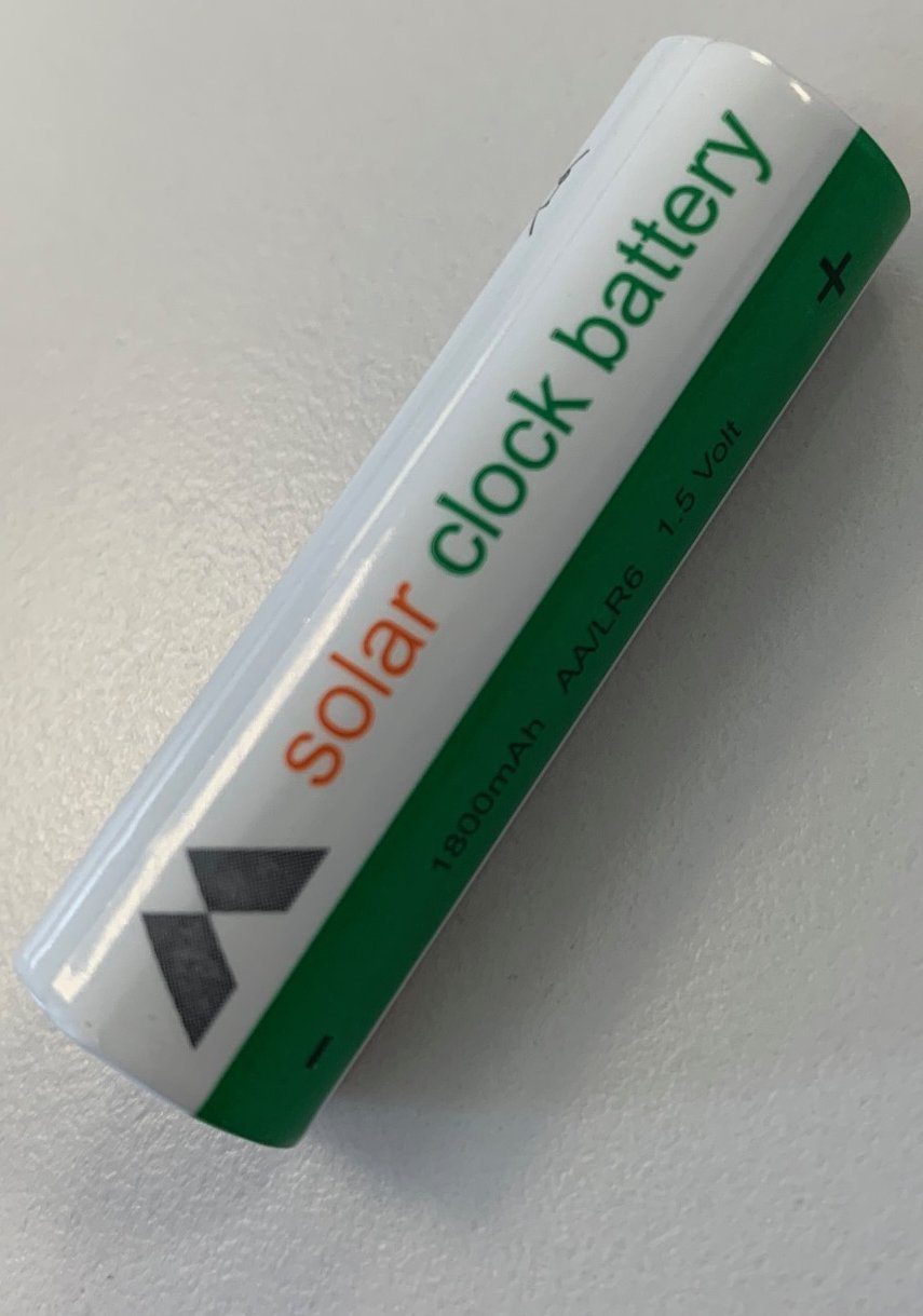 Selva Technik Batterie für Funk-Solar-Wecker Made in Germany Batterie