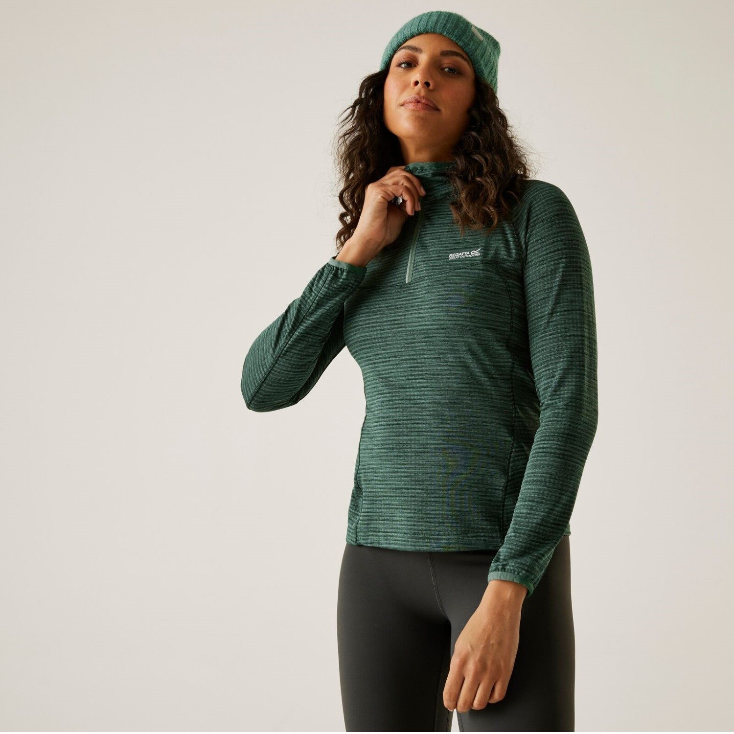Regatta Hoodie Shirt Yonder II Powerstretch Midlayer (1-tlg)