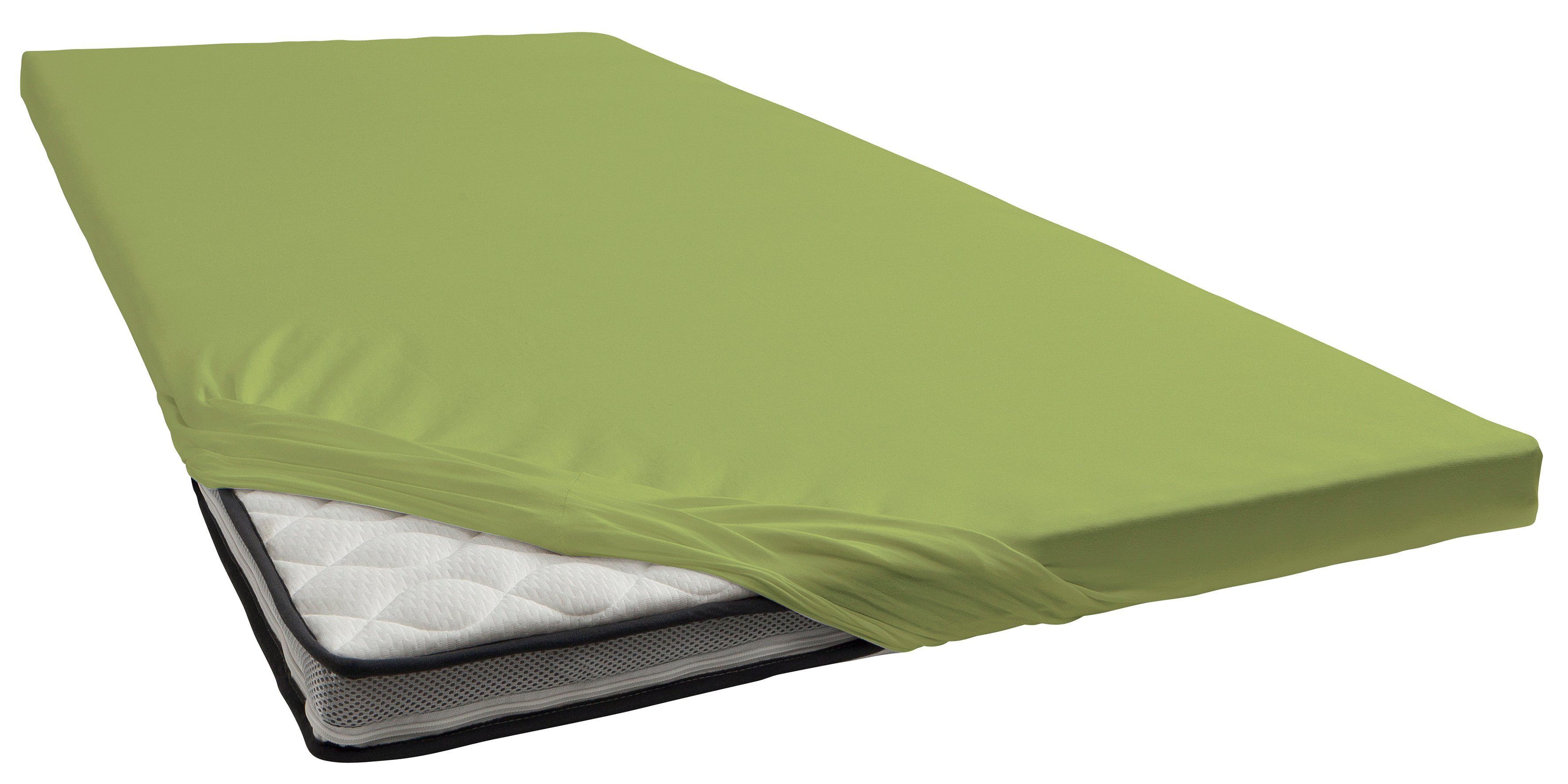 bellana Spannbettlaken bellana deluxe für Topper, mit Elasthan, Premium Jersey 230 g/m², Jersey, Gummizug: rundum, (1 Stück), mit 5% Elasthan, für Topper mit 4-10cm Höhe, bügelfrei, faltenfrei