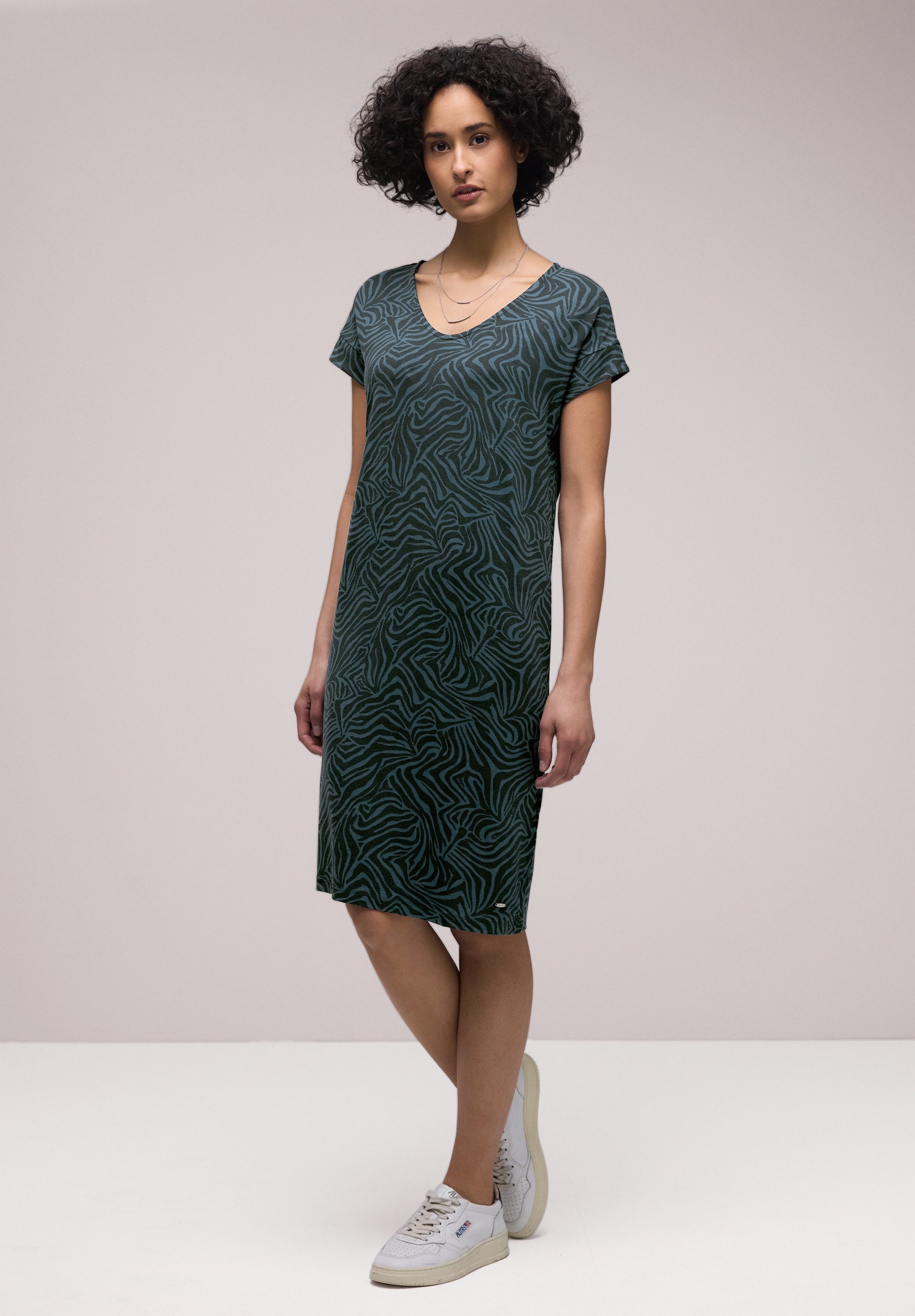 STREET ONE Midikleid aus Viskose