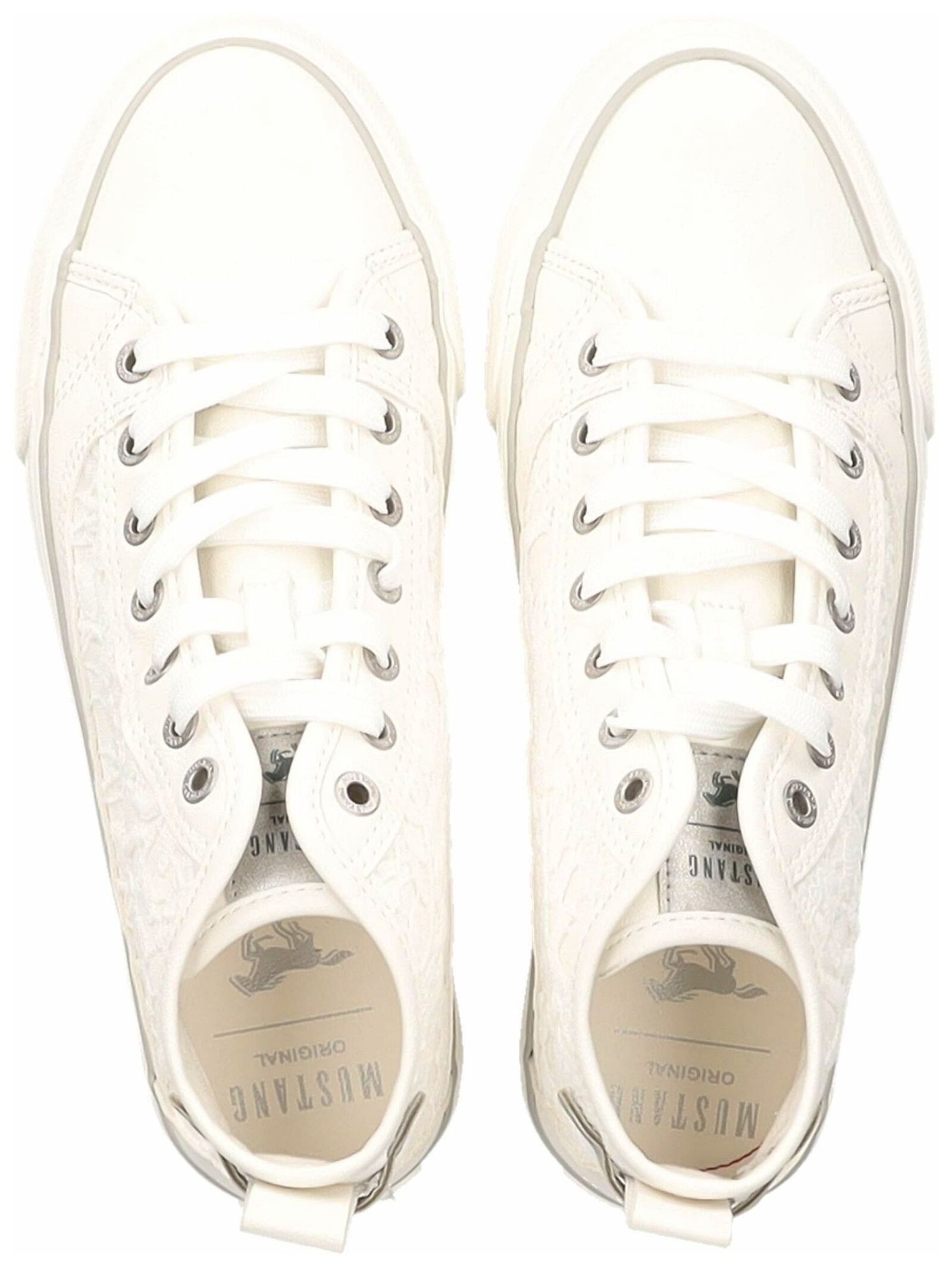MUSTANG Sneaker Lederimitat/Textil . Sneaker (1-tlg)