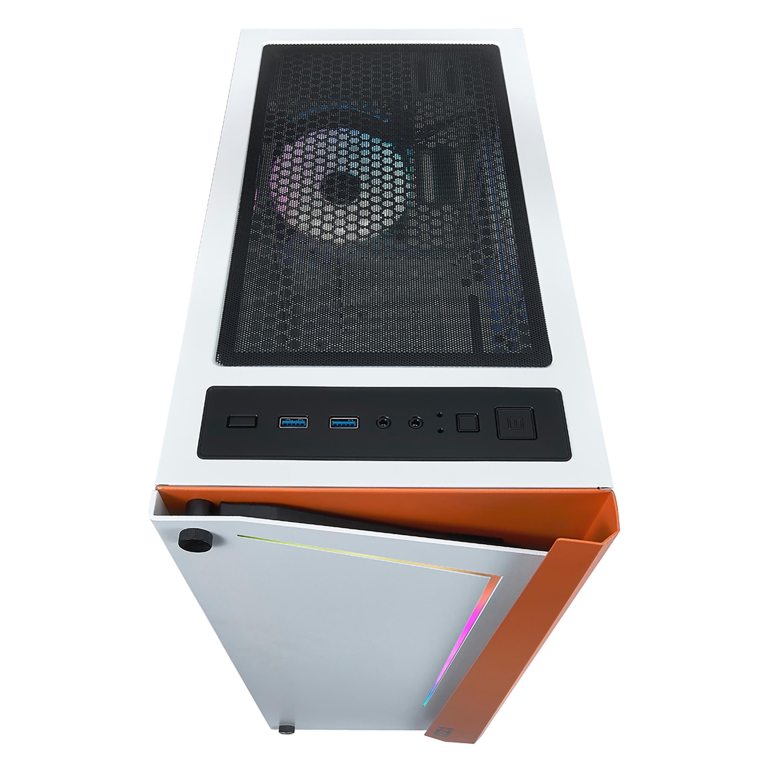 AZZA Gaming-Gehäuse Apollo, Formfaktor: ATX, Tempered Glass, RGB Frontpanel, 1x RGB Lüfter