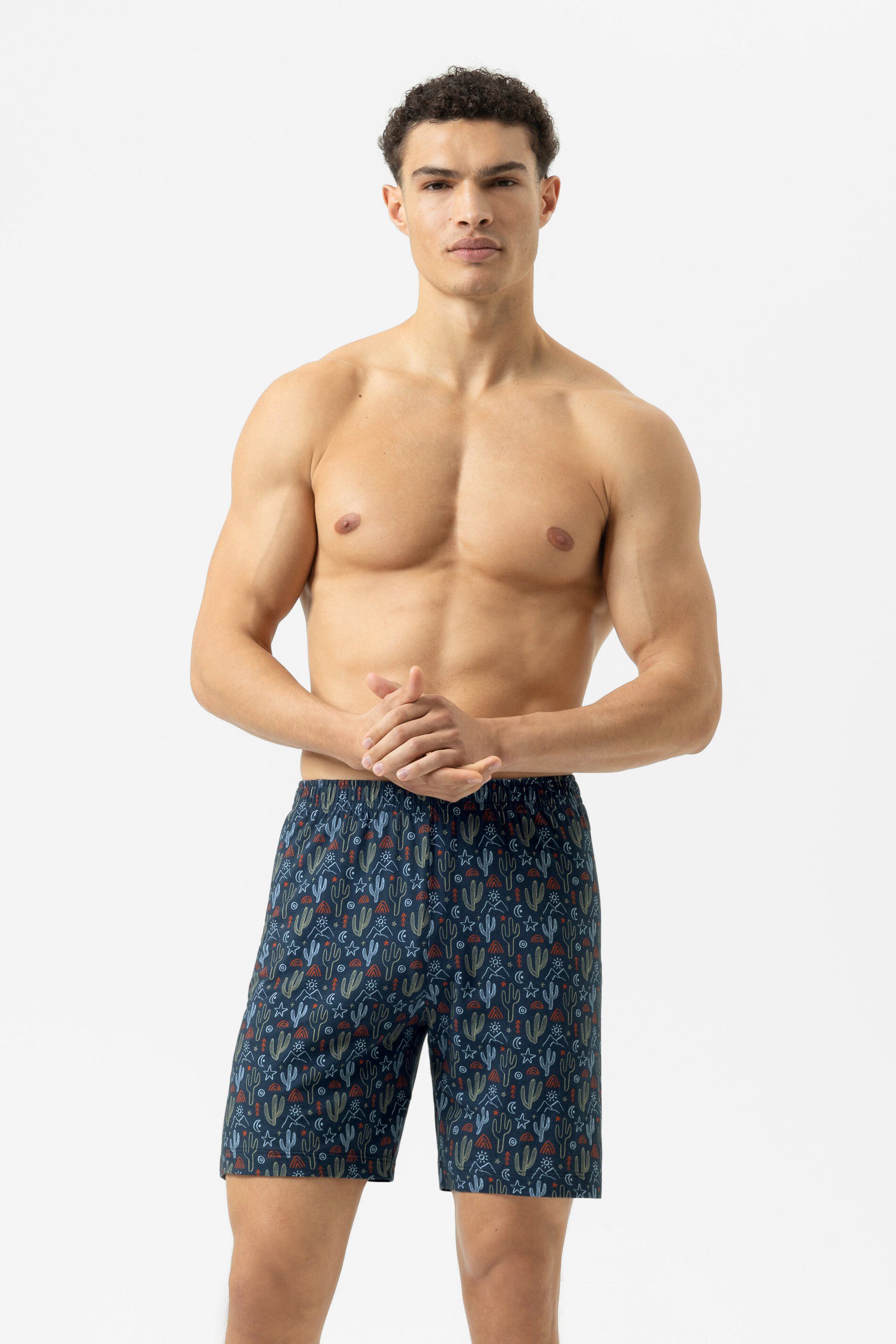 Mey Schlafhose Serie Desert Cactus Print mit Kaktus-Motiv (1-tlg) Softe Loungewearhose, Baumwoll-Mix, Atmungsaktiv