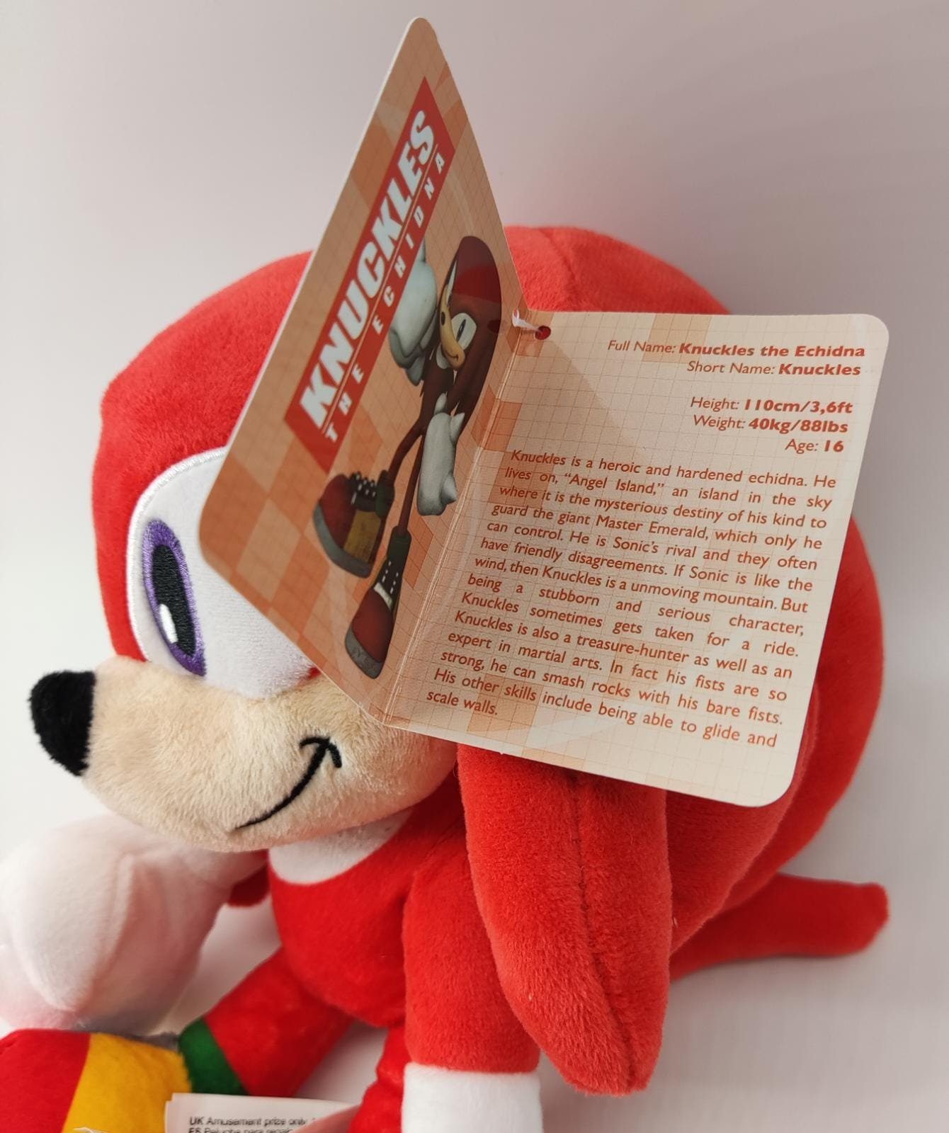 Sonic SEGA Kuscheltier Sonic The Hedgehog rot SEGA Sonic Plüschtier 30cm So günstig online kaufen