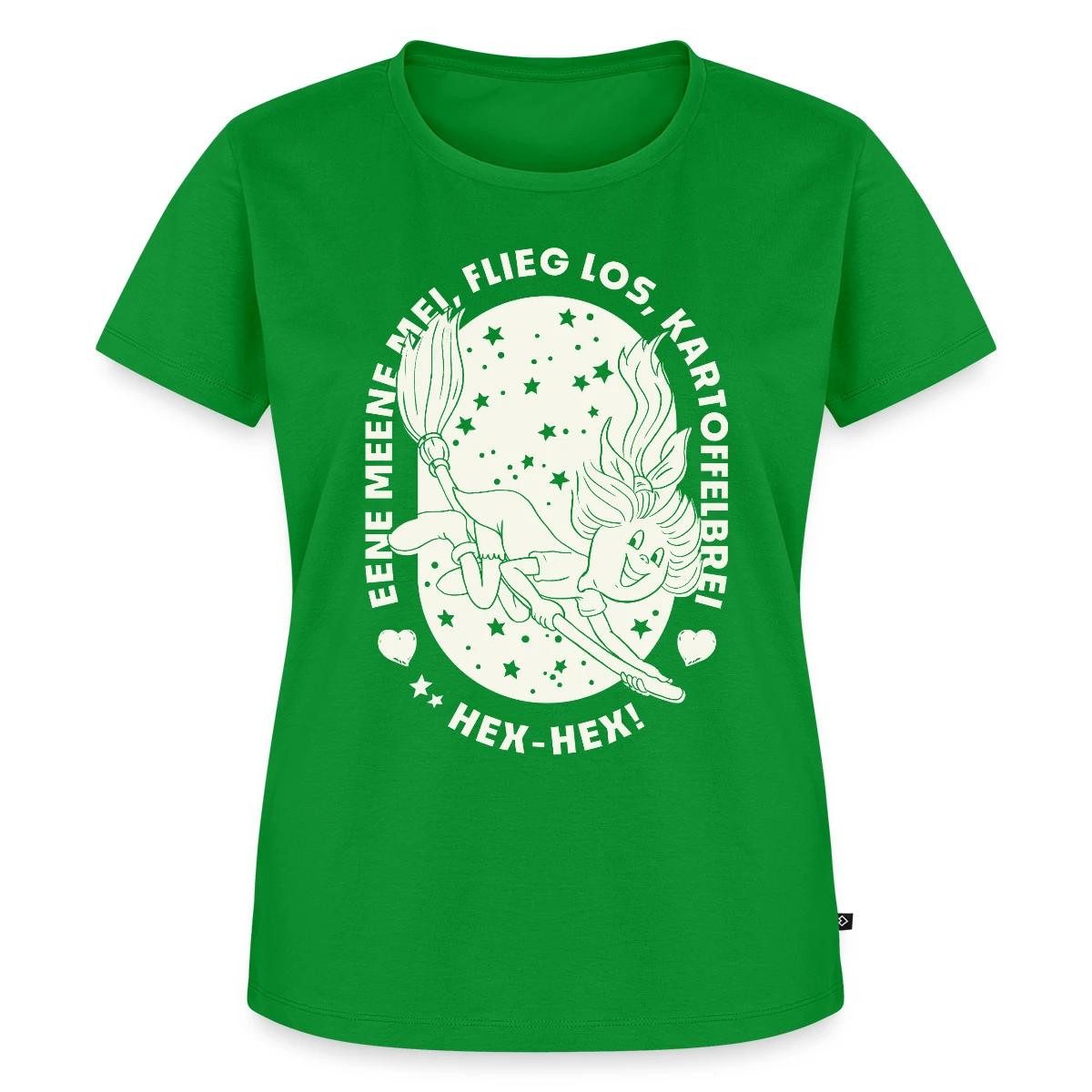 Spreadshirt T-Shirt Bibi Blocksberg Bibi Auf Kartoffelbrei Zauberspruch Frauen Premium T-S (1-tlg)