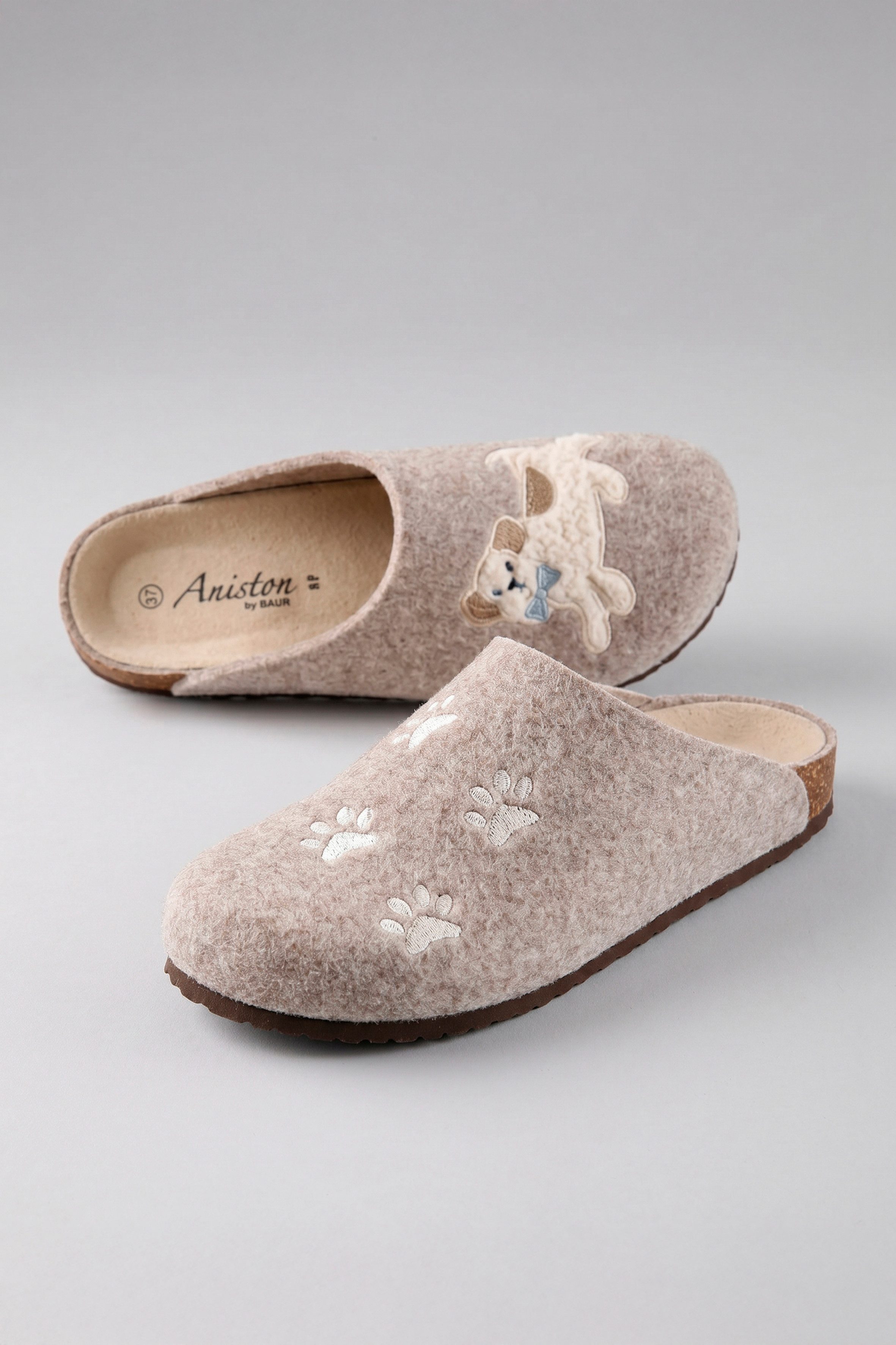 Aniston SHOES Clog Hausschuh, Homeslipper, Schlupfschuh mit Stickerei - NEUE KOLLEKTION