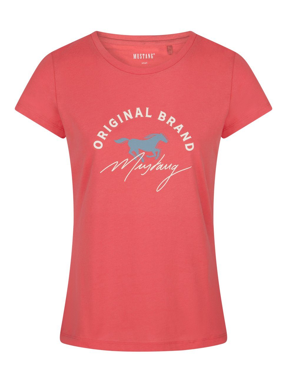 MUSTANG T-Shirt Damen Logo Printshirt Alexia günstig online kaufen