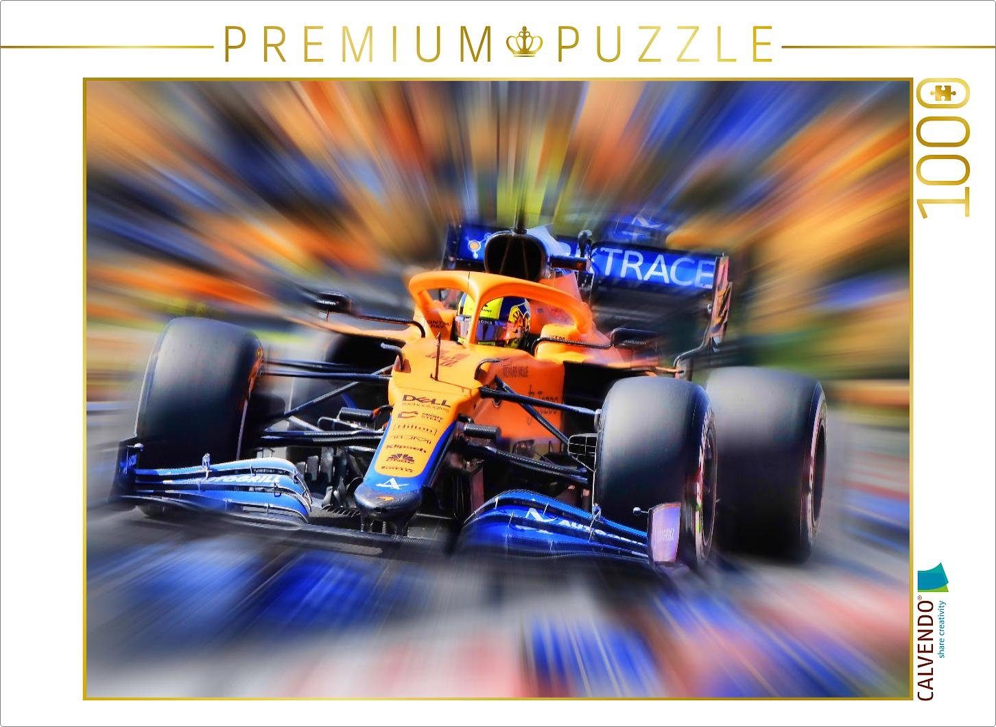 CALVENDO Puzzle CALVENDO Puzzle Lando Norris ist Brite und startet für das Team McLaren. Er bleibt seinem Team auch in den nächsten Jahren treu. 1000 Teile Lege-Größe 64 x 48 cm Foto-Puzzle Bild von DeVerviers, 1000 Puzzleteile