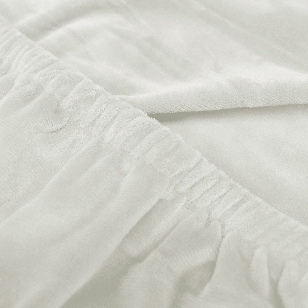 TUWENA Betthusse Bett Kopfteil Bezug, Weicher elastischer Samtstoff Staubdicht Bezug – Bild 4 von 5