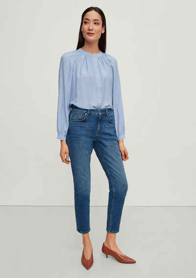 Comma 7/8-Jeans Slim: 7/8-Jeans Waschung, Schmucksteine