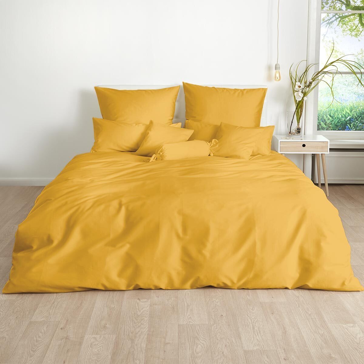 TRAUMSCHLAF Bettwäsche Uni, Mako Satin, 3 günstig online kaufen