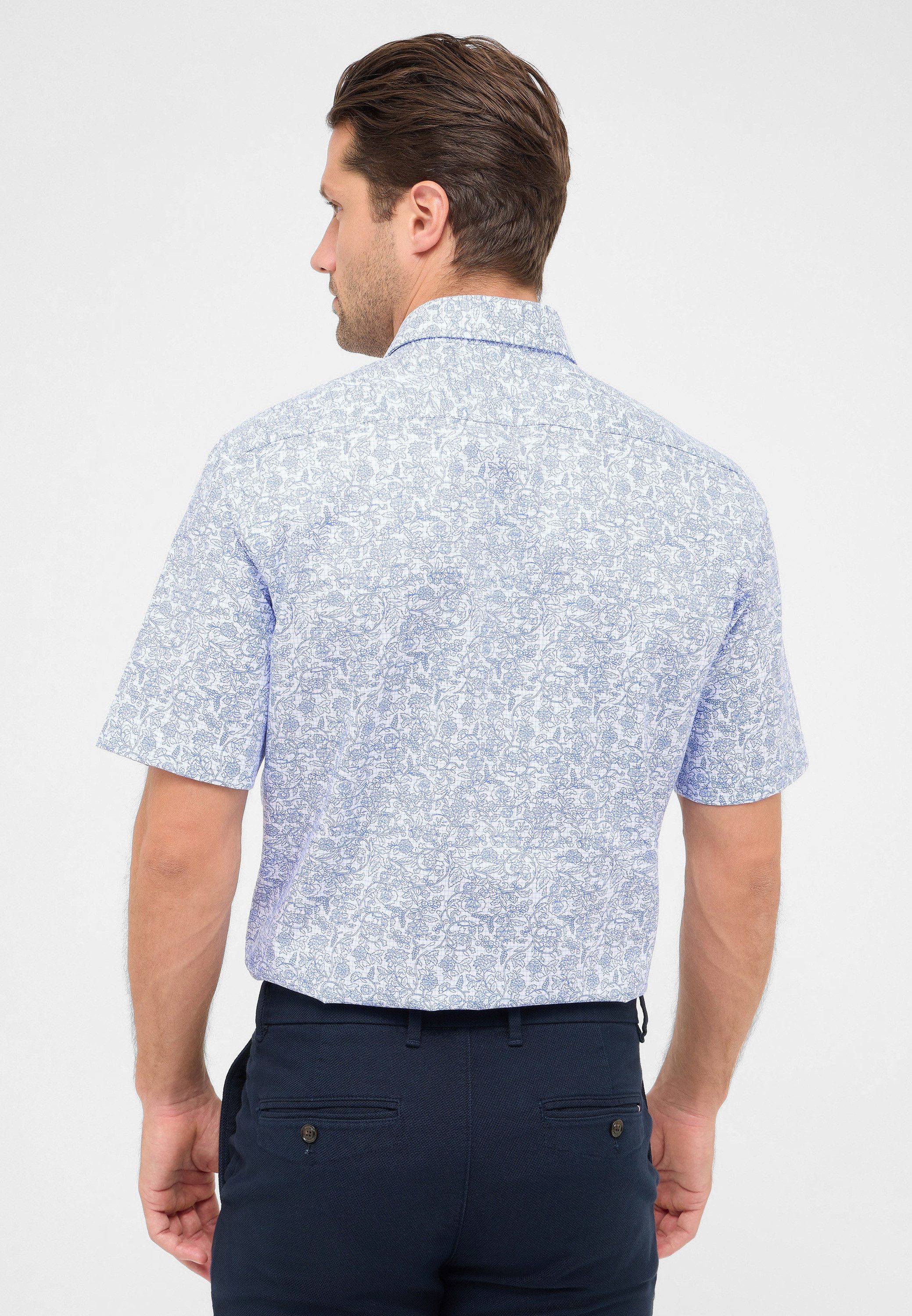 Eterna Kurzarmhemd MODERN FIT NON IRON (bügelfrei) günstig online kaufen