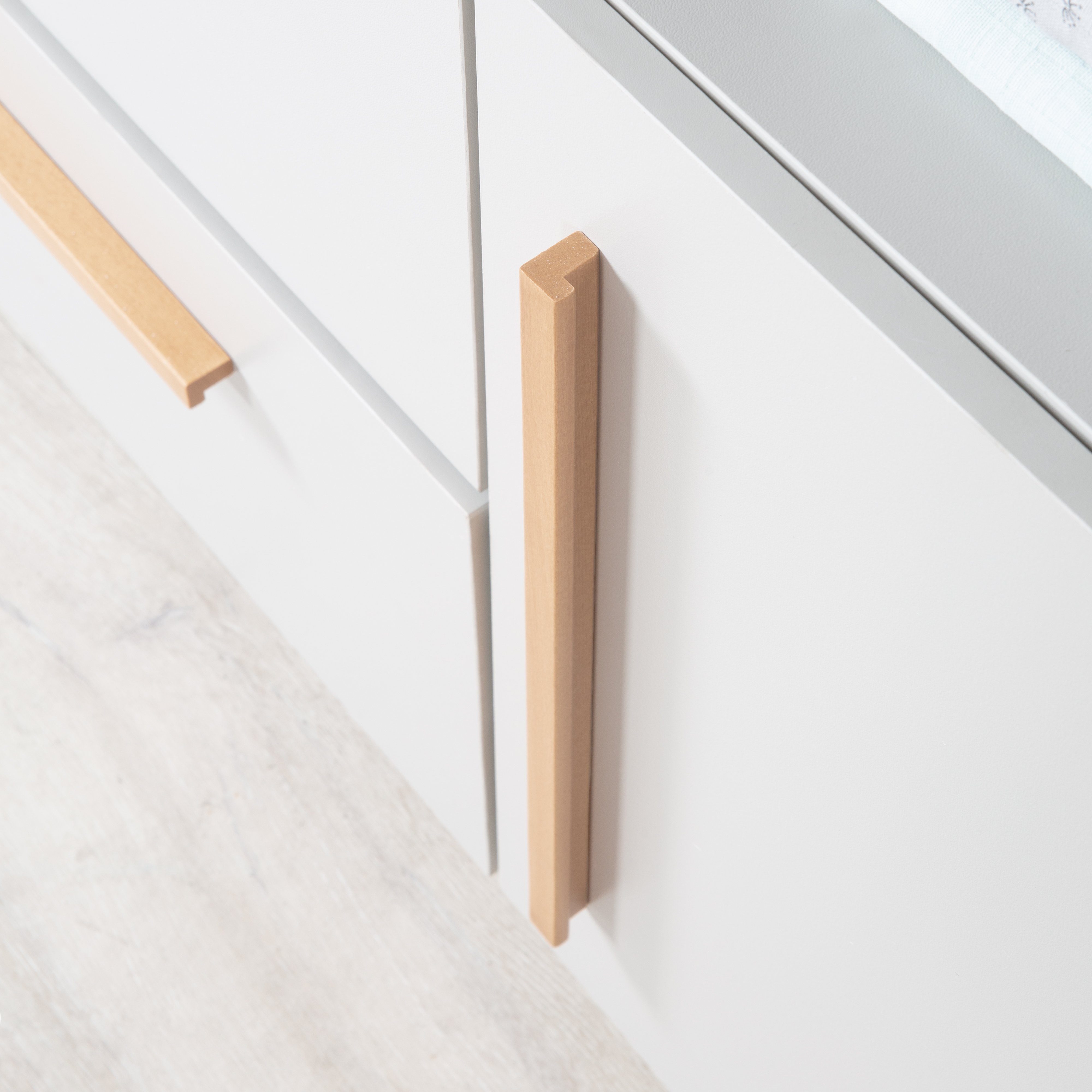 roba® wrap dresser changing table Lea/Lilo, removable wrap attachment - 2 drawers, 1 door, 1 open compartment