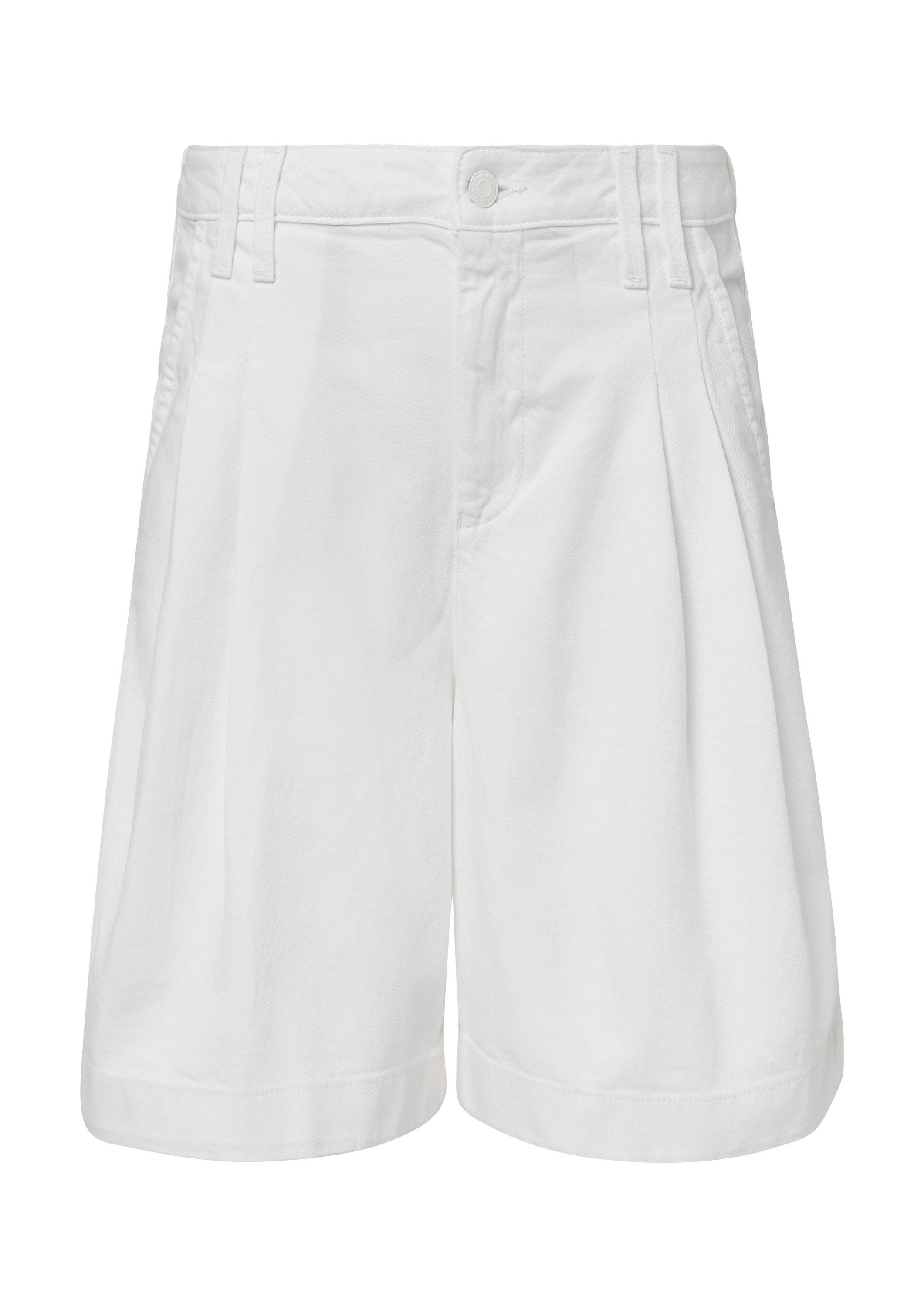 s.Oliver Jeansshorts Jeans-Hose SURI Denim-Bermuda mit Bundfalten günstig online kaufen