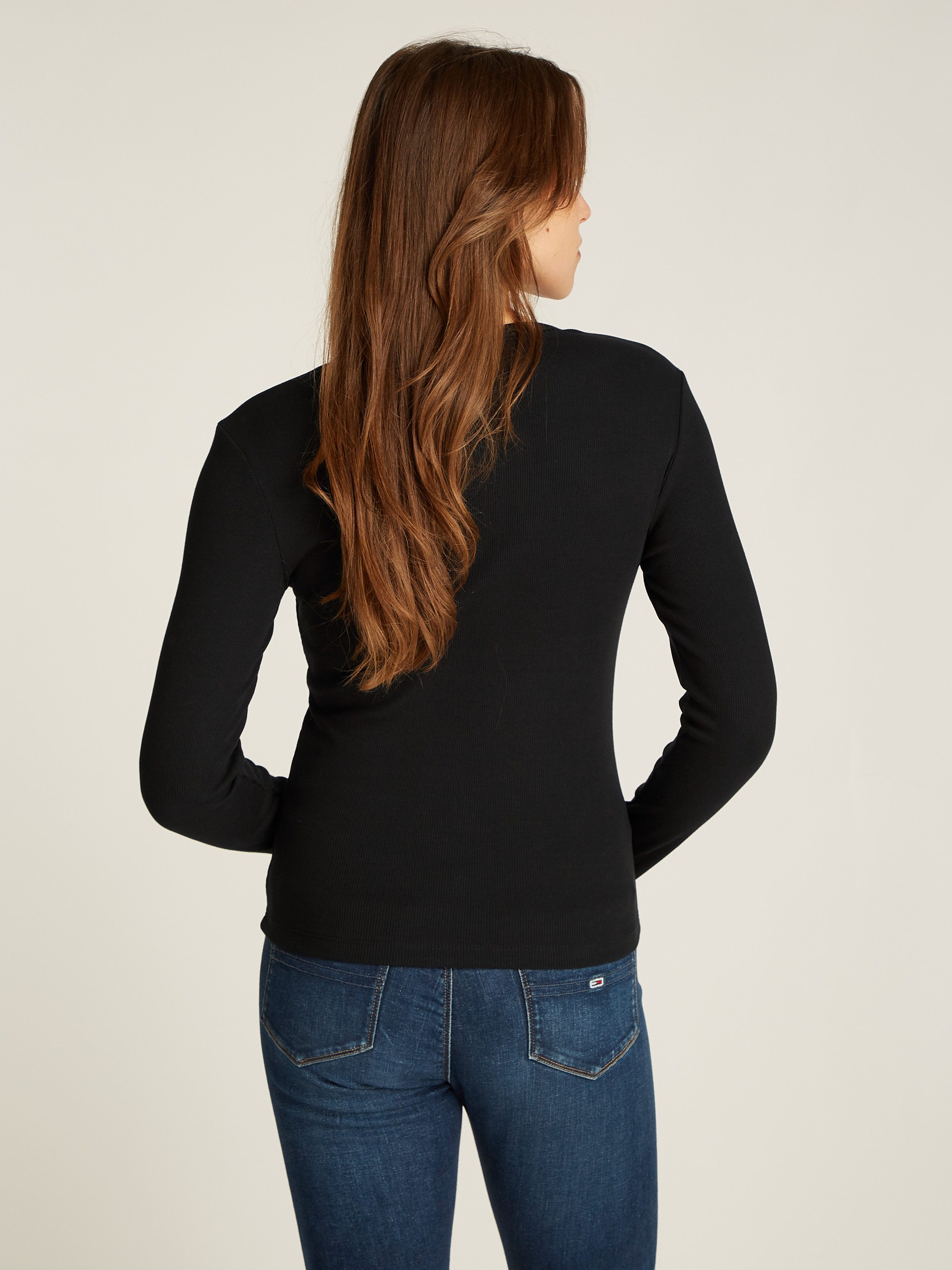 Tommy Jeans Curve Langarmshirt TJW SLIM günstig online kaufen