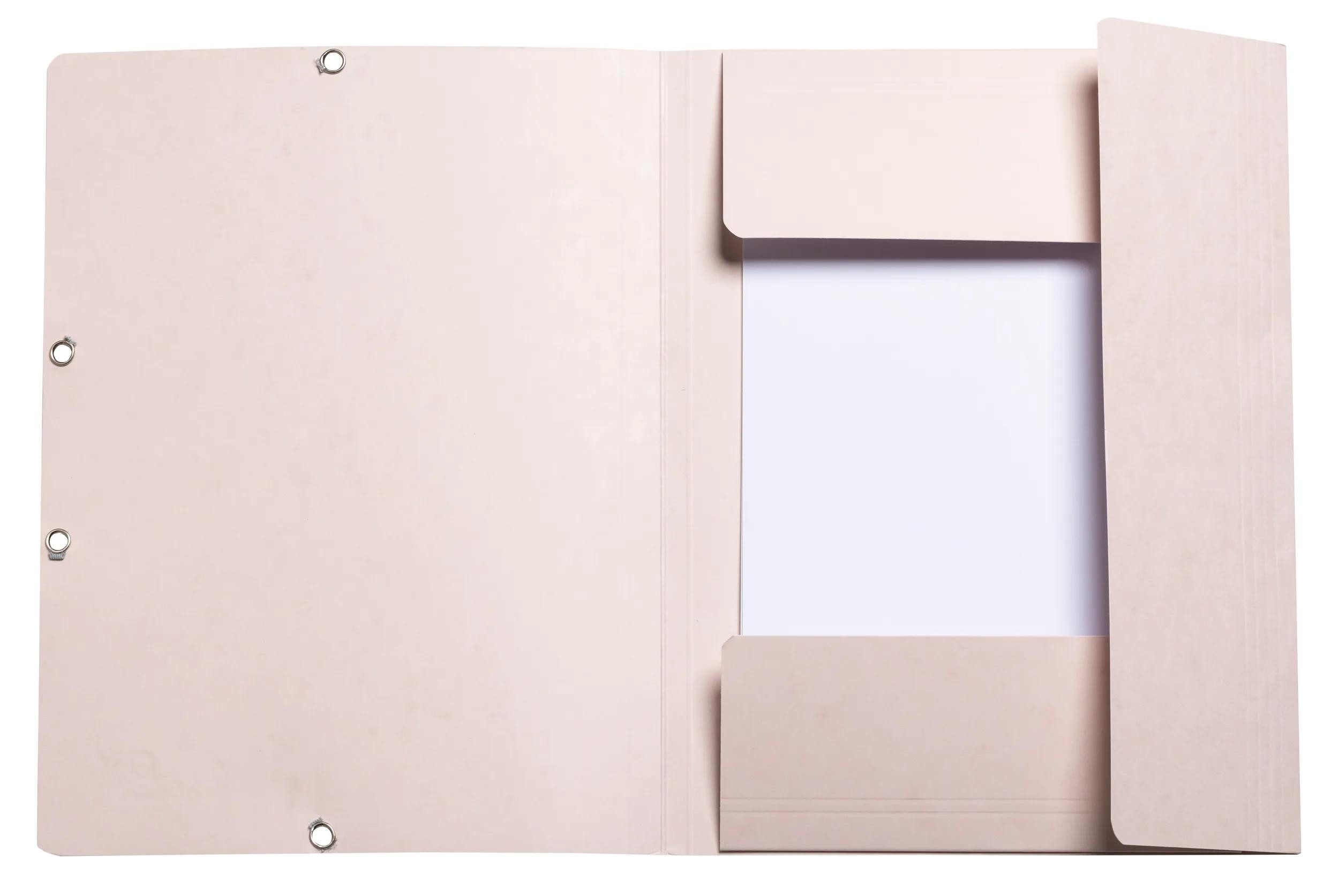 EXACOMPTA Organisationsmappe 25x Sammelmappe Colorspan 400g, 24x32cm, Skandi - 55274E, Sammelmappen 3 Klappen