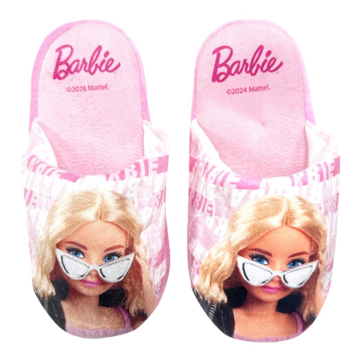 Barbie Barbie Mädchen Kinder Hausschuhe Slipper Pantoffeln Pantoffel Gr. 28 bis 34