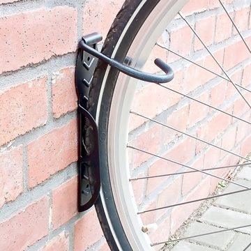 relaxdays Fahrradwandhalterung Fahrrad Wandhalter 2er Set